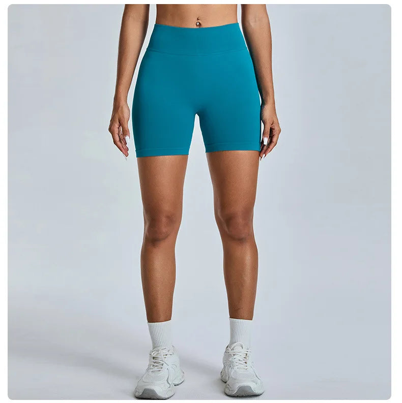 Seamless Yoga Shorts Women High Waist Workout Shorts Fitness Yoga Lift Butt Fitness Women Shorts Gym Short Running Sportswear