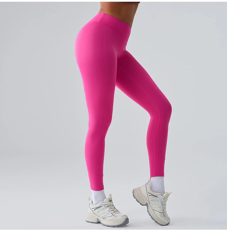 Women Yoga Leggings Fitness Leggings Running Cycling Pants Breathable Sports Leggings High Waist Leggings Workout Gym Clothing