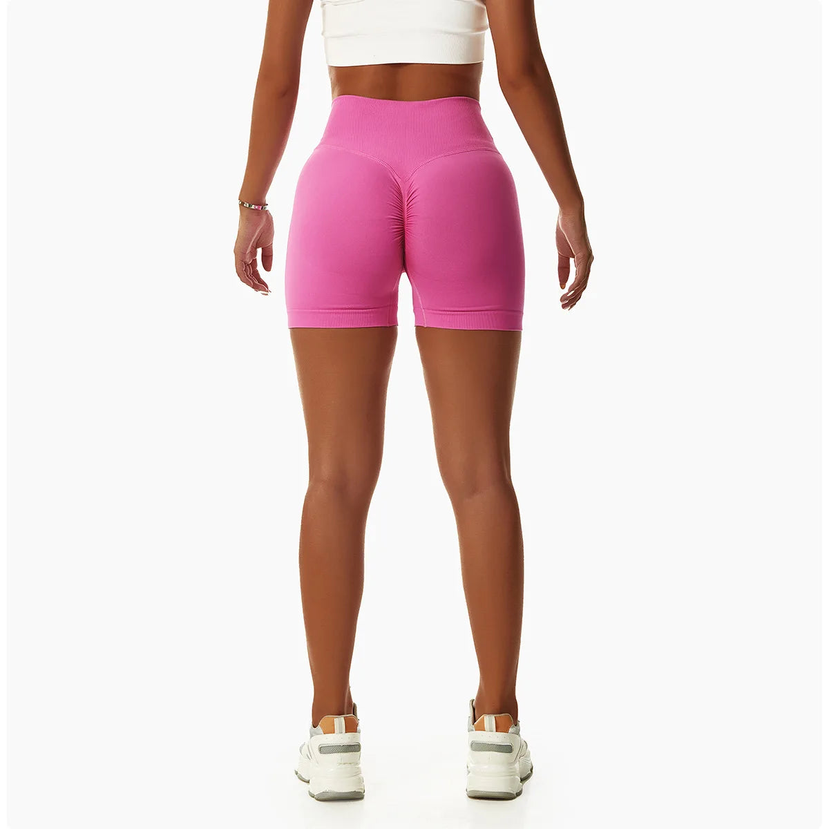 Summer Seamless Yoga Shorts High Waist Elasticity Sports Leggings Women Breathable Cycling Shorts Buttock Lift Gym Shorts Women
