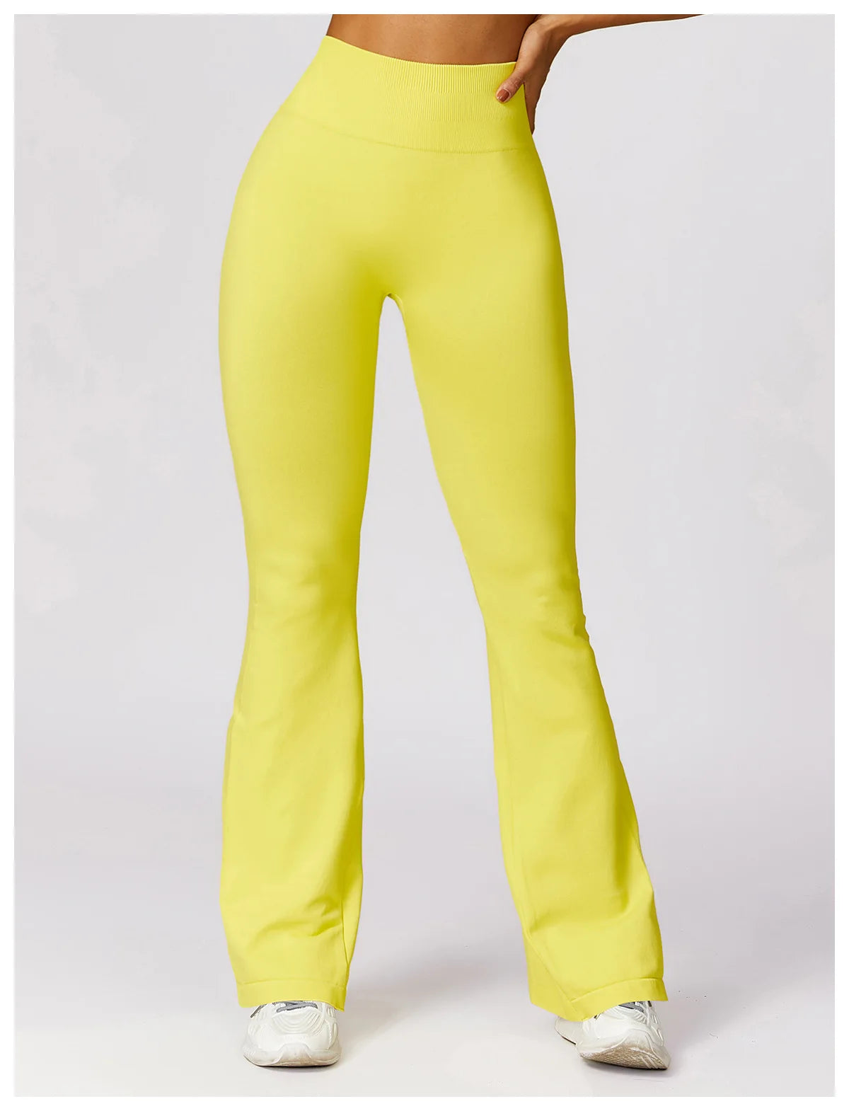Seamless Flare Leggings Yoga Pants Women High Waist Wide Leg Pants Women Gym Workout Fitness Sports Flared Pant Dance Trousers