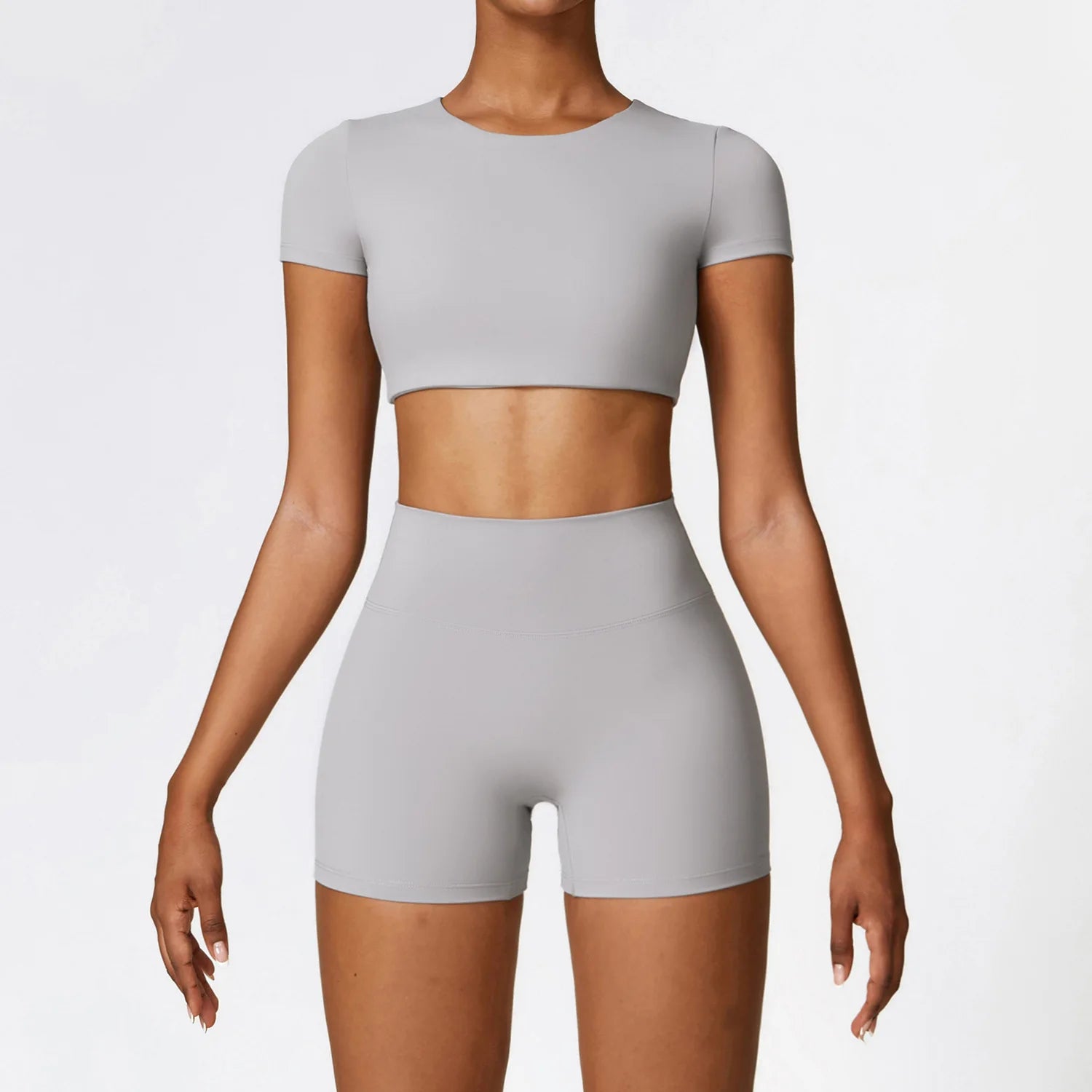 2/3PCS Yoga Set Women Workout Set Seamless Sportswear Gym Clothing Fitness Long Sleeve Crop Top High Waist Leggings Sports Suits