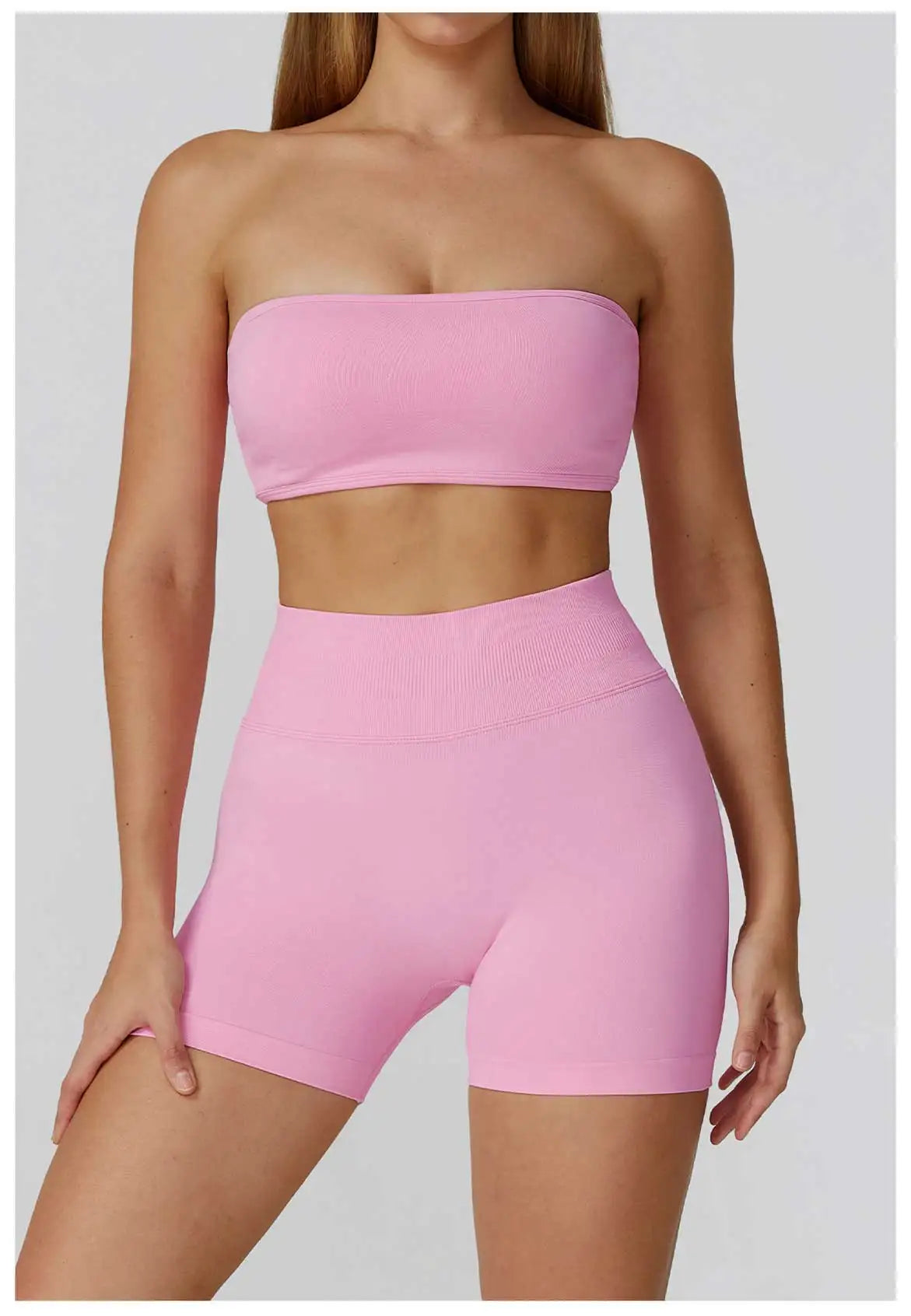 Seamless Women Strapless Yoga Vest Sexy Beautiful Back Sports Bra for Women's Underwear Gym Bra Push Up Quick Drying Fitness Top