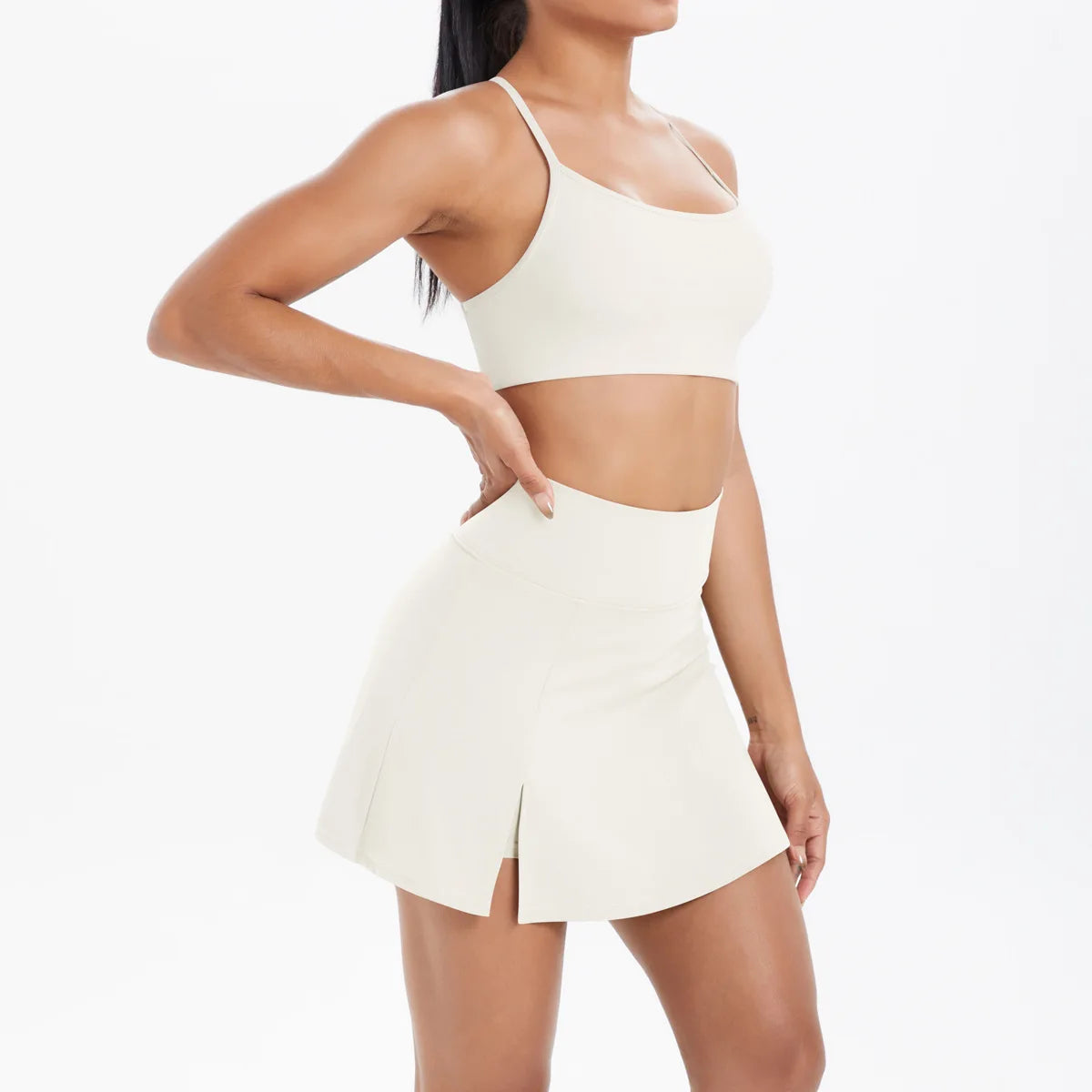 Yoga Outfits Women Tracksuit Sport Bras Shorts Workout Set Women Yoga Clothes Fitness Yoga Short Skirt Gym Set Yoga Sets