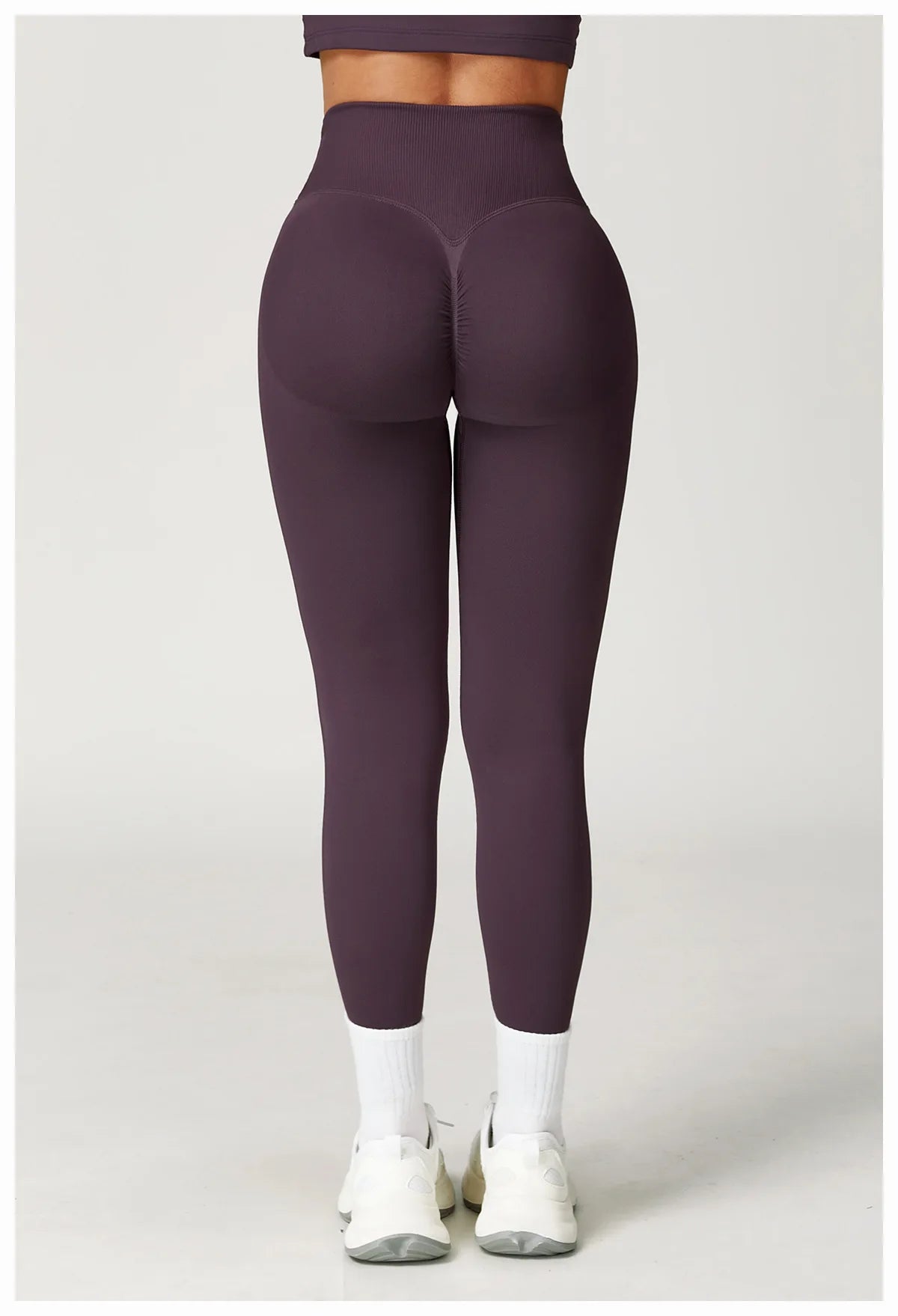 Seamless Yoga Leggings Women Fitness Leggings Running Cycling Pants Cross Waist Head Sports Legging High Waist Workout Gym Tight