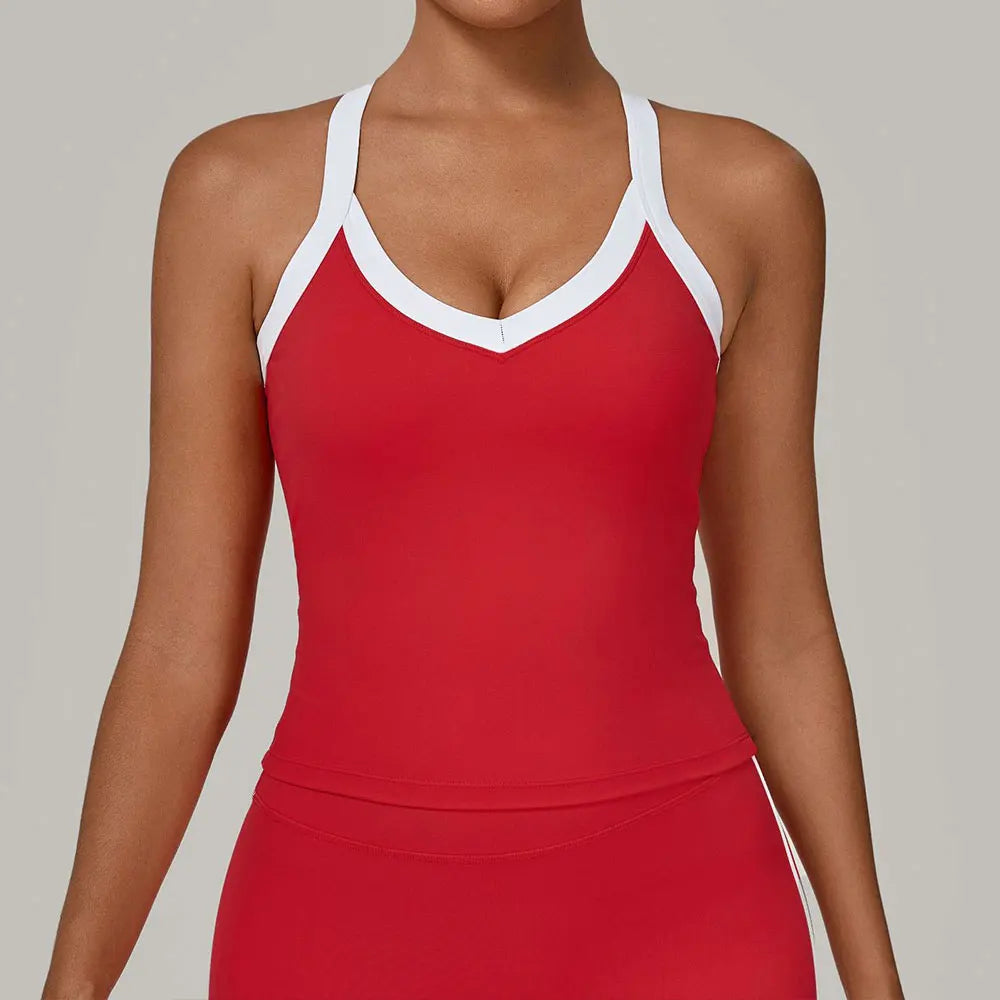 Women Yoga Sports Underwear Breathable Shock Proof Gym Workout Fitness Push Up Top High Support Yoga Running Active Vest Bra