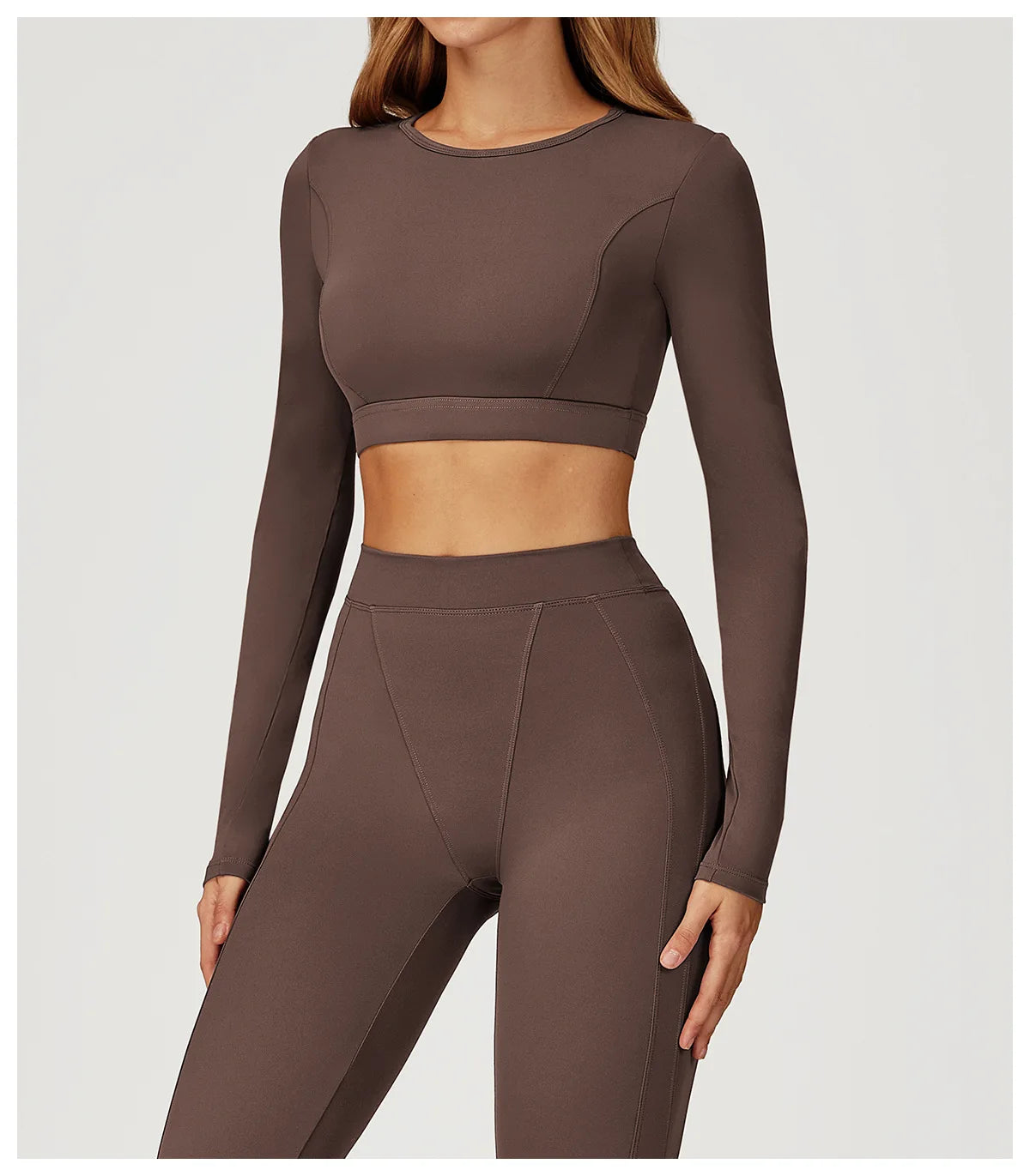 Women Yoga Shirts Crop Top Yoga Long Sleeves Shirts for Women Yoga Sports Running Fitness Gym Clothes Push Up Workout Tops