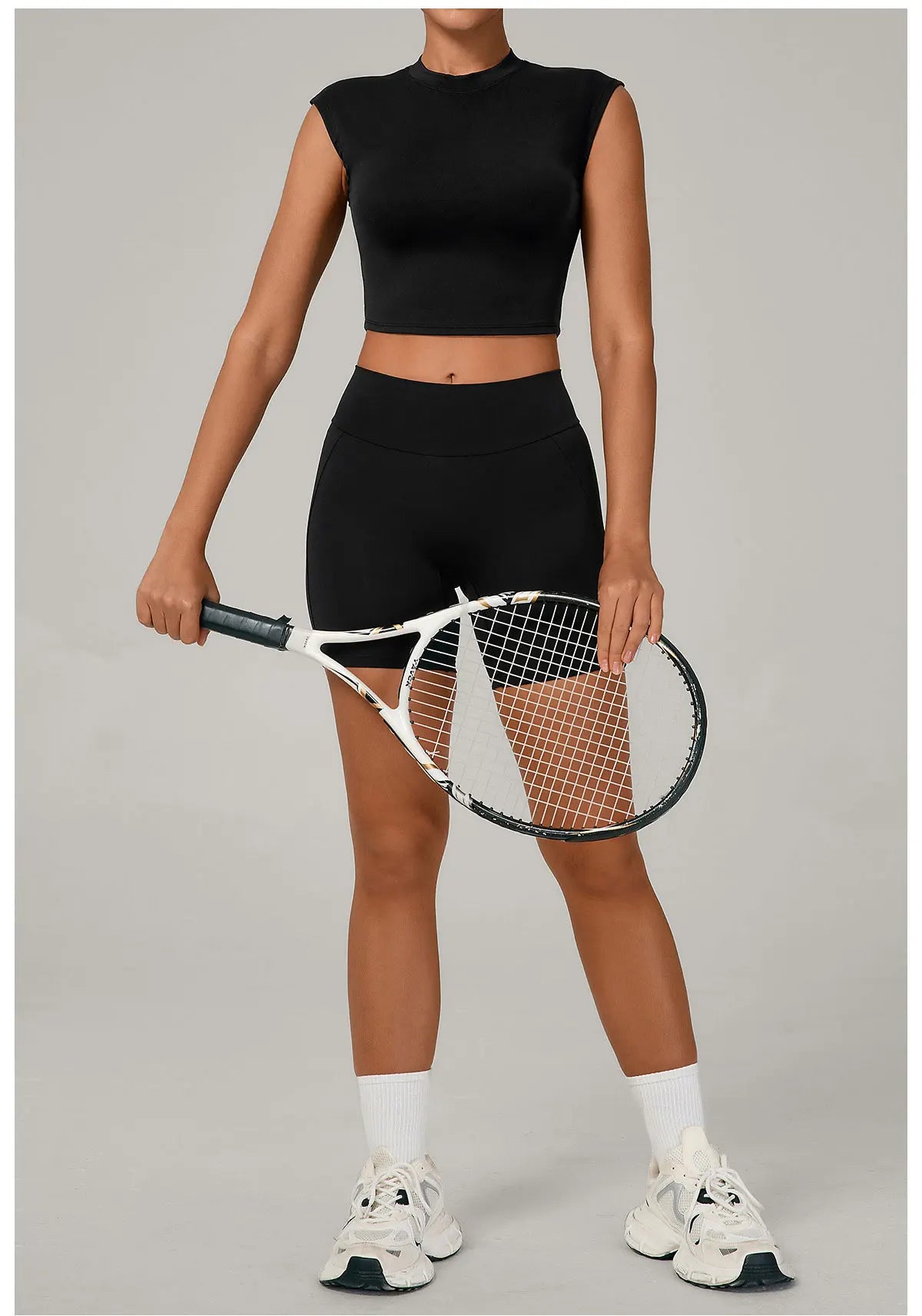 Yoga Sets Workout Sets Women Tracksuit 2 Pieces Gym Suits Yoga Short Sleeves High Waist Shorts Outfits Running Fitness Clothes