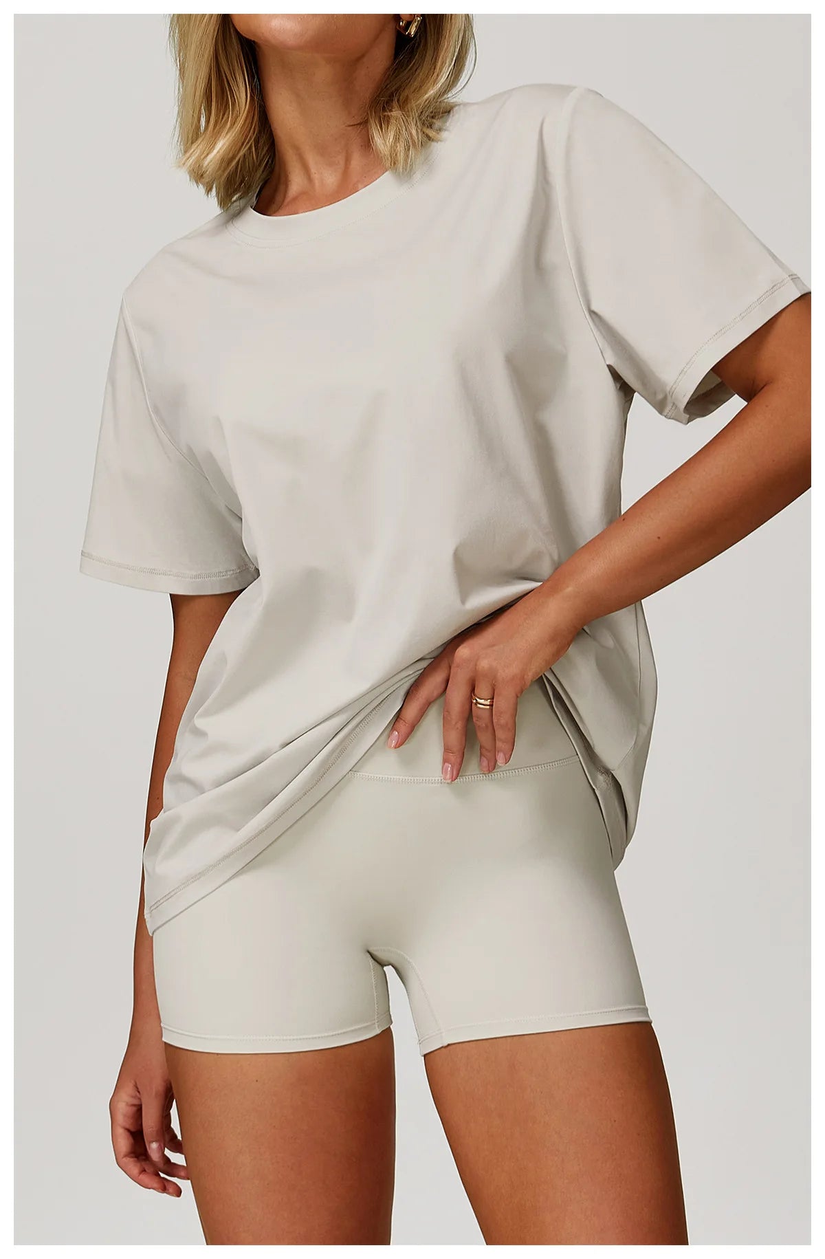 Loose Yoga Shirts Women Top Quick Dry Running Top Tights Push Up Workout Gym Clothes Female Short Sleeve Fitness Sports T-Shirts