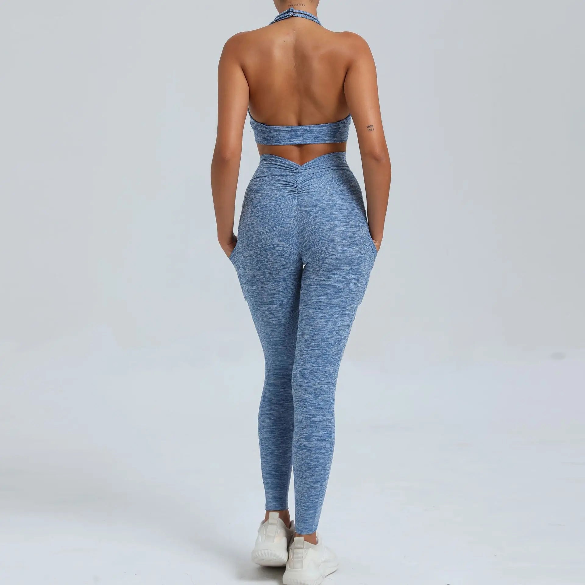 Fitness Suit Women Tracksuit Yoga Set Sportswear Workout Clothes Sports Bra High Waist Leggings Gym Clothing Sports Suits