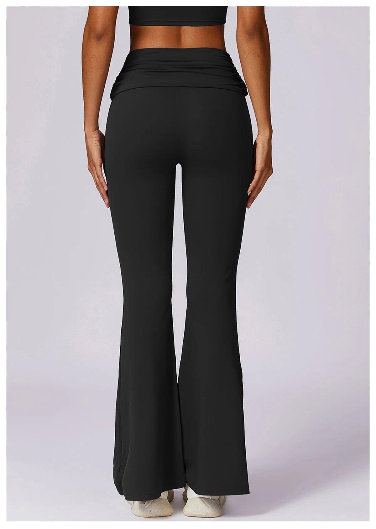 Workout Flare Leggings Yoga Pants Women High Waist Wide Leg Pant Women Gym Fitness Sports Black Flared Pant Latin Dance Trousers