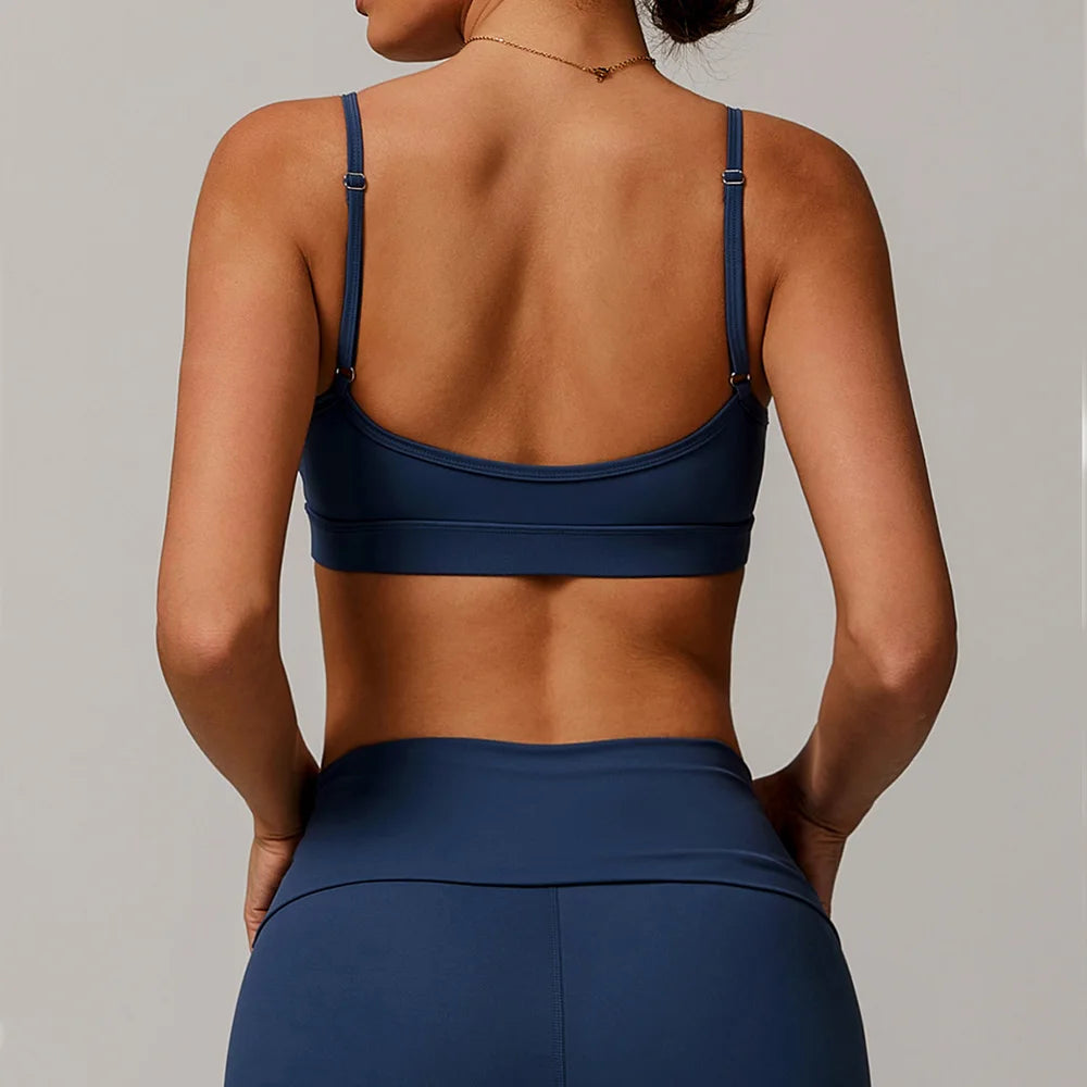 Sexy Sports Bra Push Up Gym Top Women Quick-Drying Yoga Clothes Women Top Shock Resistant Fitness Underwear Running Workout Bra