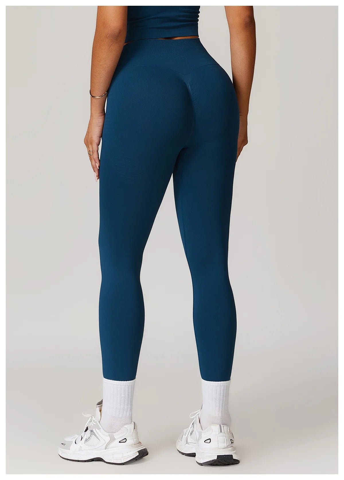 High Waist Seamless Leggings Women Fitness Running Yoga Pants Ribbed Leggings Energy Gym Tights Leggings Casual Workout Leggings