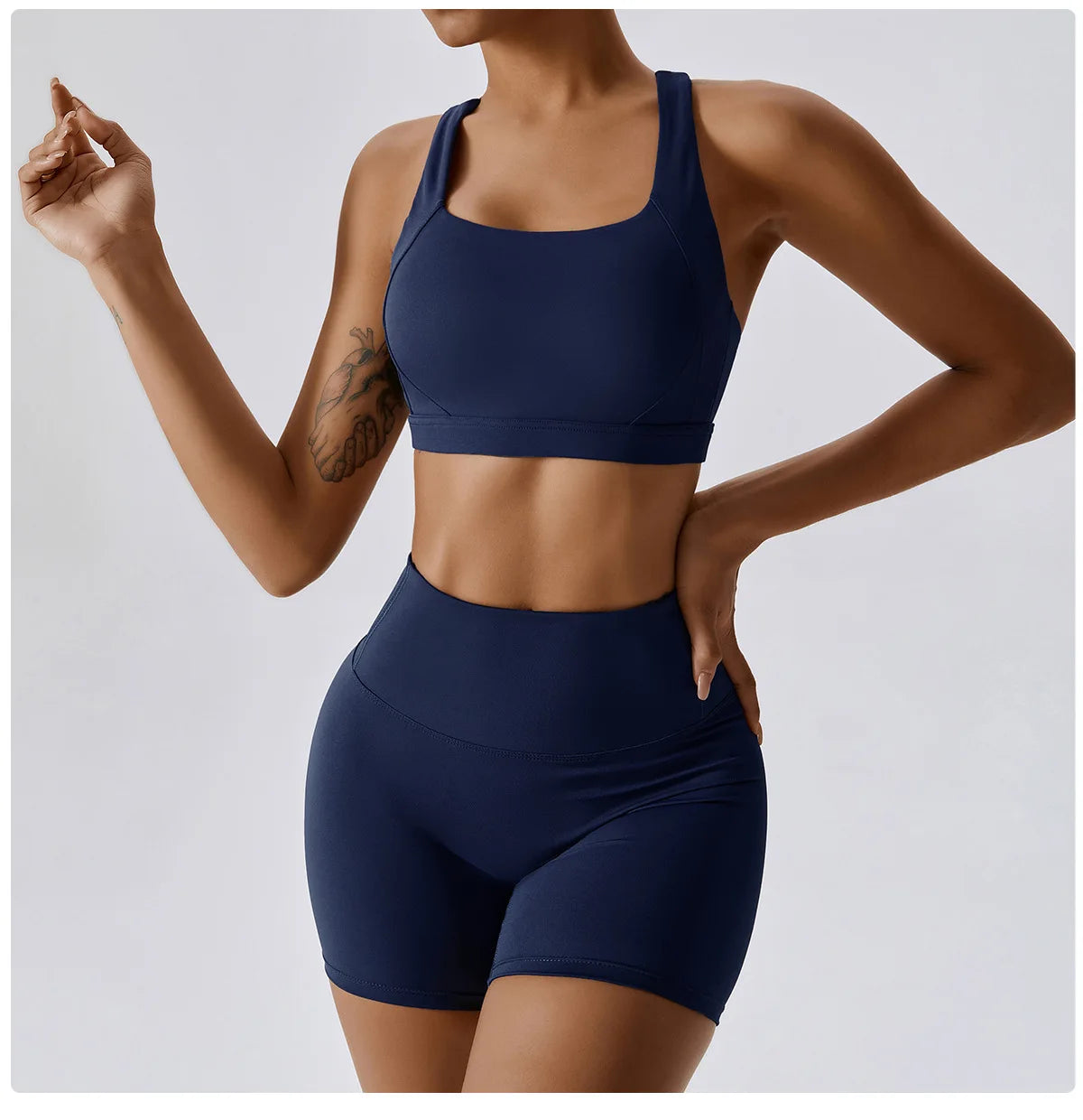 2/3PCS Yoga Set Gym Clothes Sportswear Yoga Suits For Women Tracksuit Fitness Set Tracksuits Sports Bra Gym Leggings Yoga Top