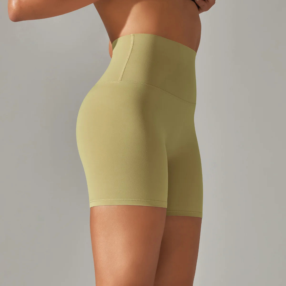 Seamless Yoga Shorts Women Fitness Shorts Running Cycling Shorts Breathable Sports Leggings High Waist Summer Workout Gym Shorts