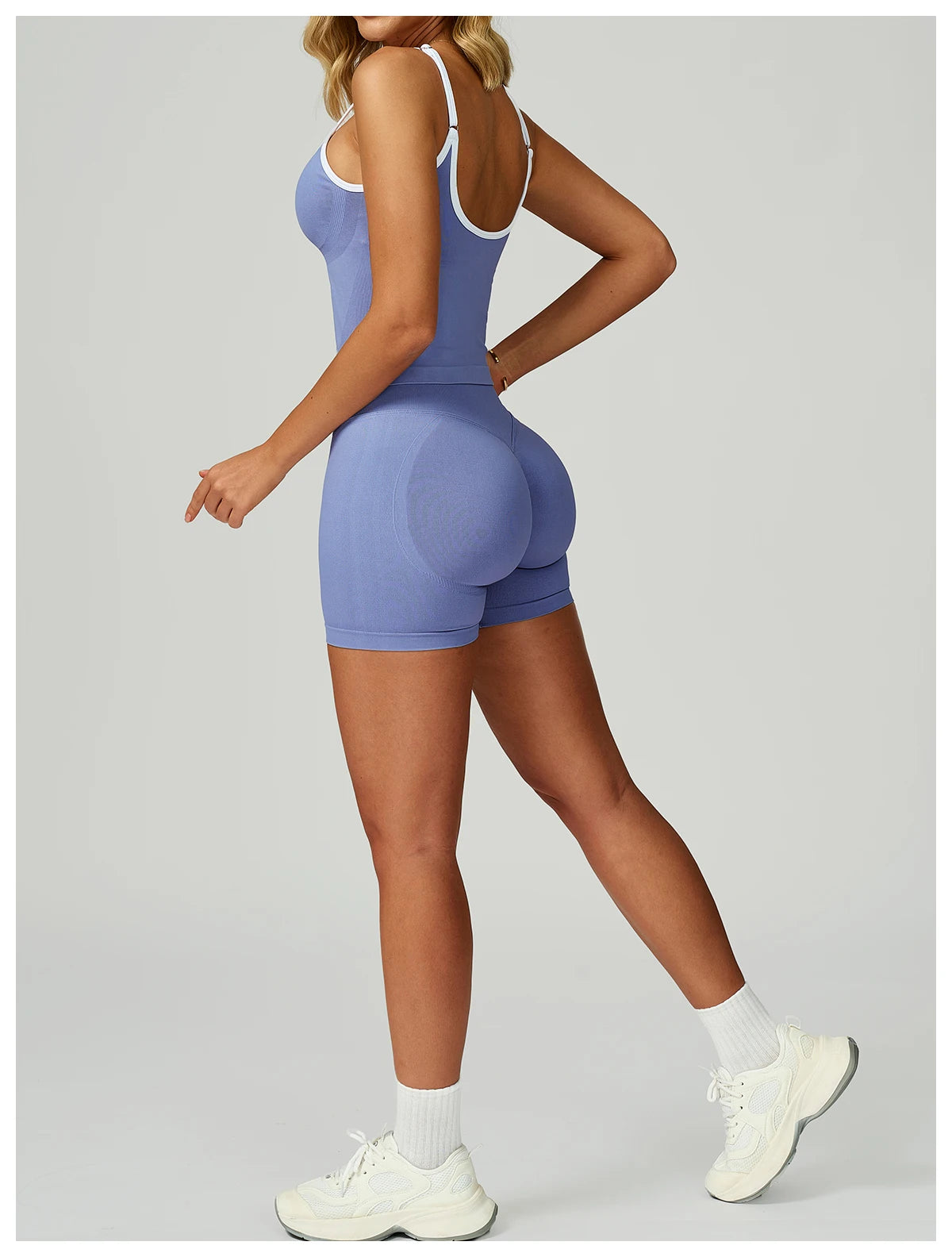 Seamless Women Sports Short Yoga Legging Shorts Squat Proof High Waist Fitness Tight Shorts Cycling Impact Workout Gym Shorts