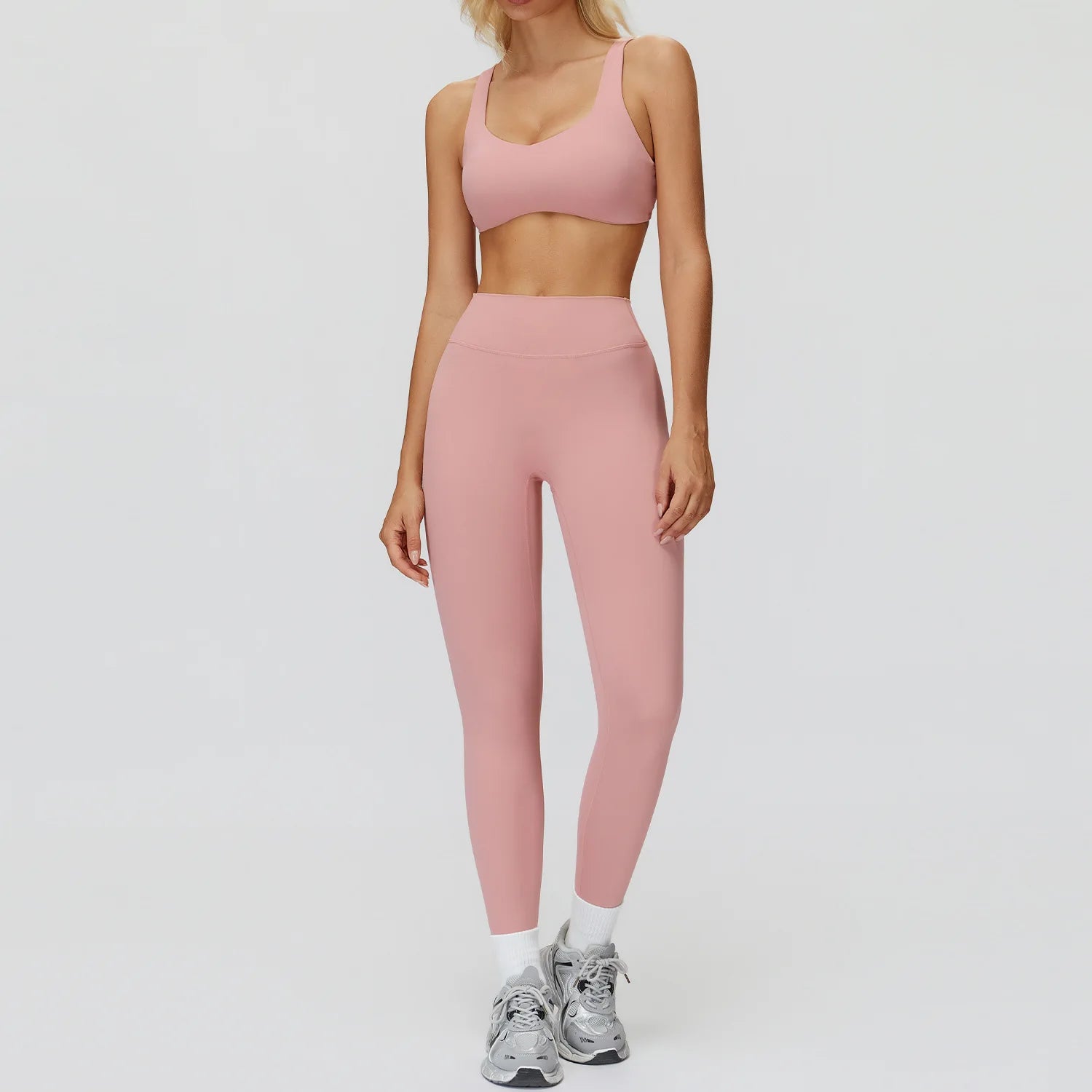 Yoga set 2 pieces women's sportswear gym clothes exercise running fitness set