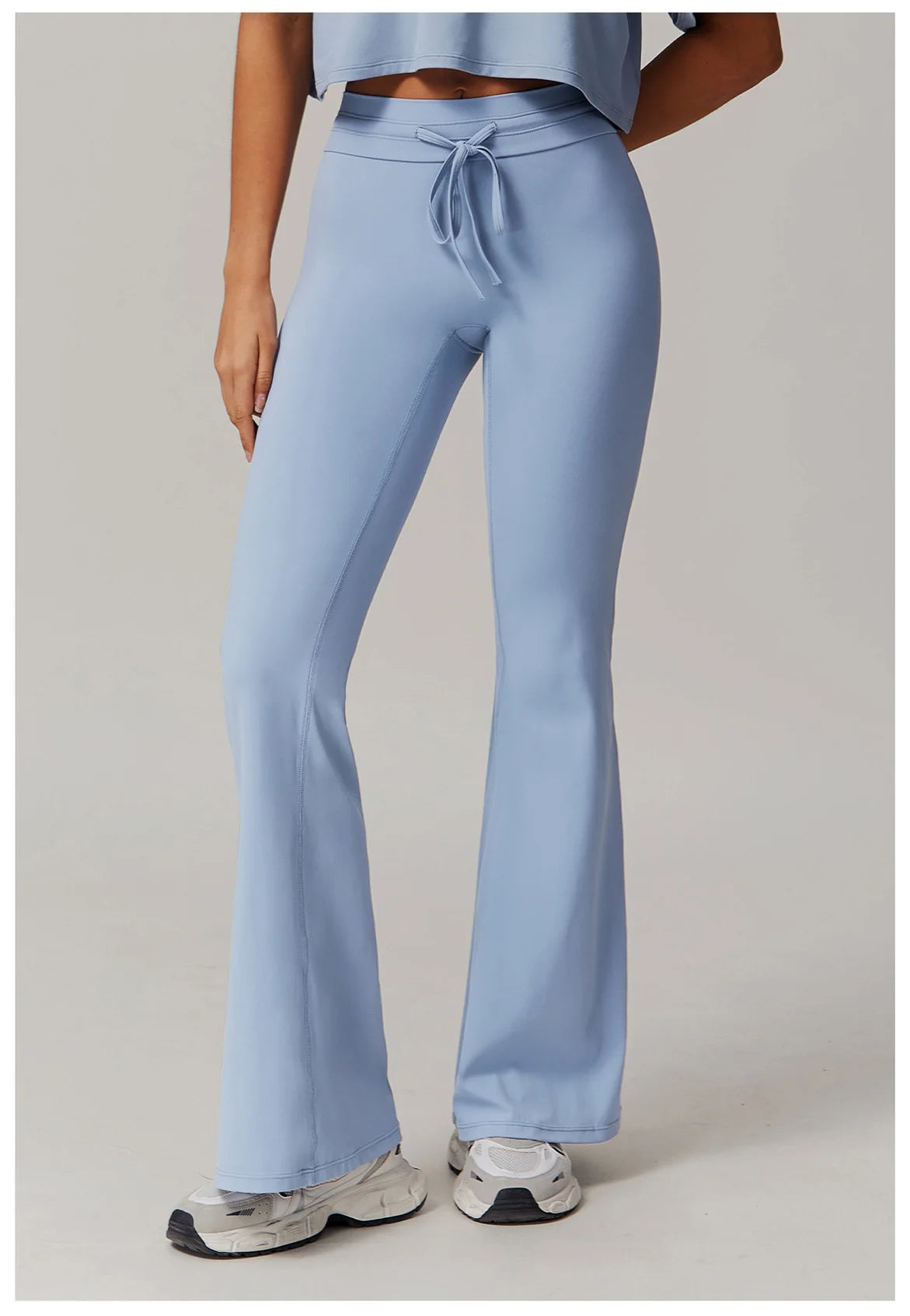 Yoga Pants Sport Leggings Women Bell-bottoms High Waist Wide Leg Pants Push Up Woman Tights Fitness Workout Legging Gym Clothing