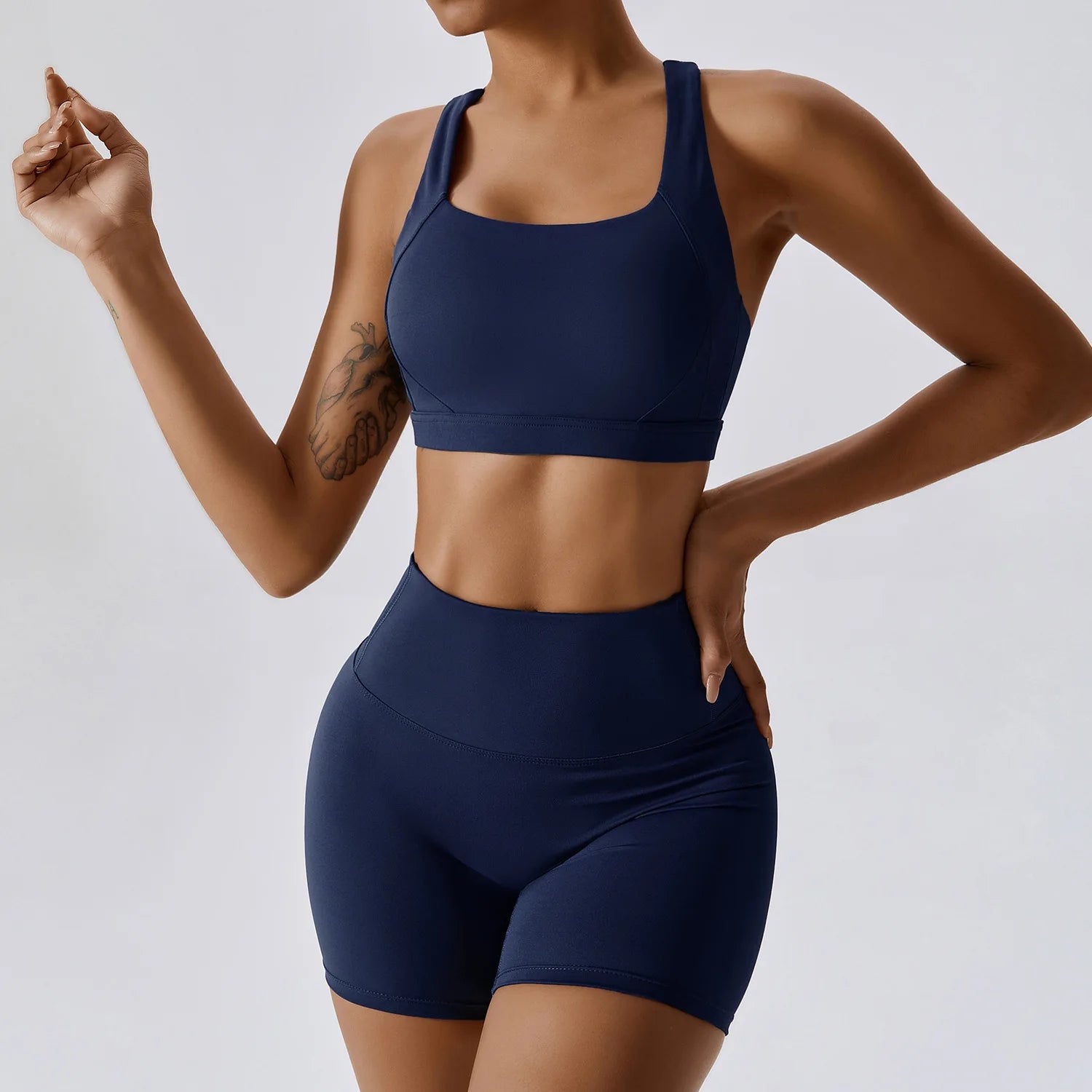 2/3PCS Yoga Set Gym Clothes Sportswear Yoga Suits For Women Tracksuit Fitness Set Tracksuits Sports Bra Gym Leggings Yoga Top
