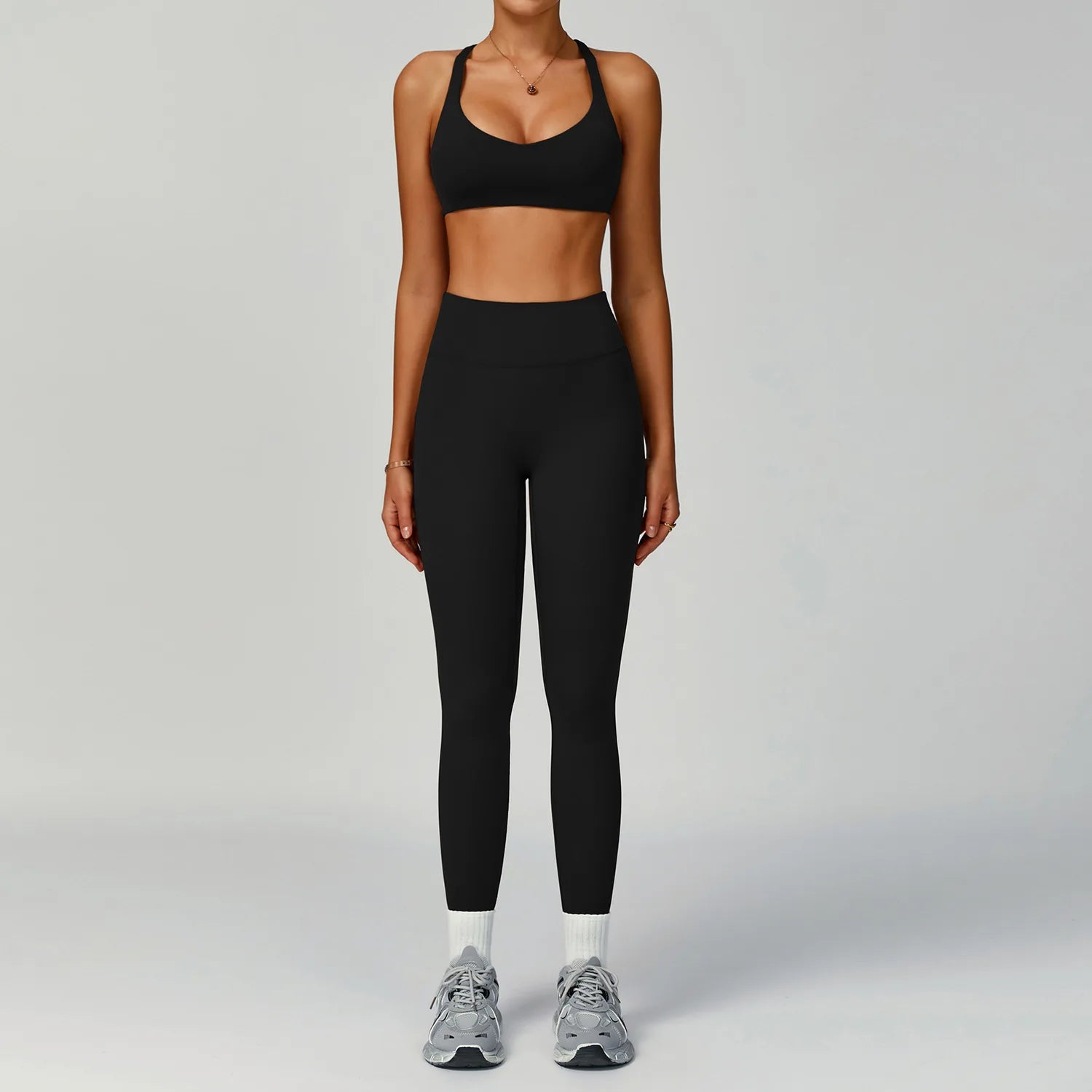 Women Tracksuit Yoga Shorts Set Seamless Yoga Set Workout Scrunch Shorts Sets Sports Bra Scrunch Shorts Fitness Clothes Gym Suit