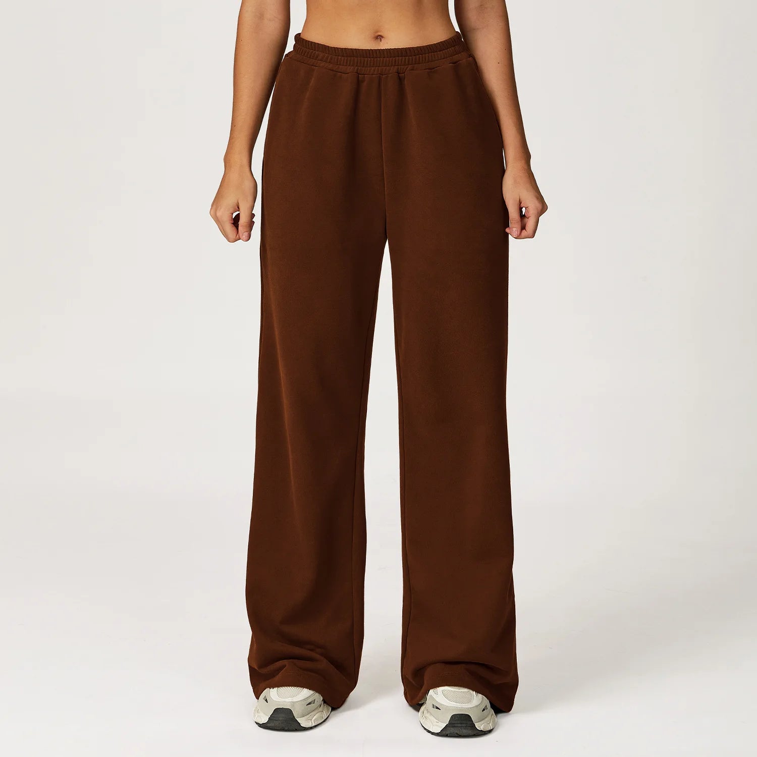 Winter New High Waisted Women's Yoga Pants Wide Leg Slimming Straight Leg Loose Pants Outdoor Casual Sports Running Pants