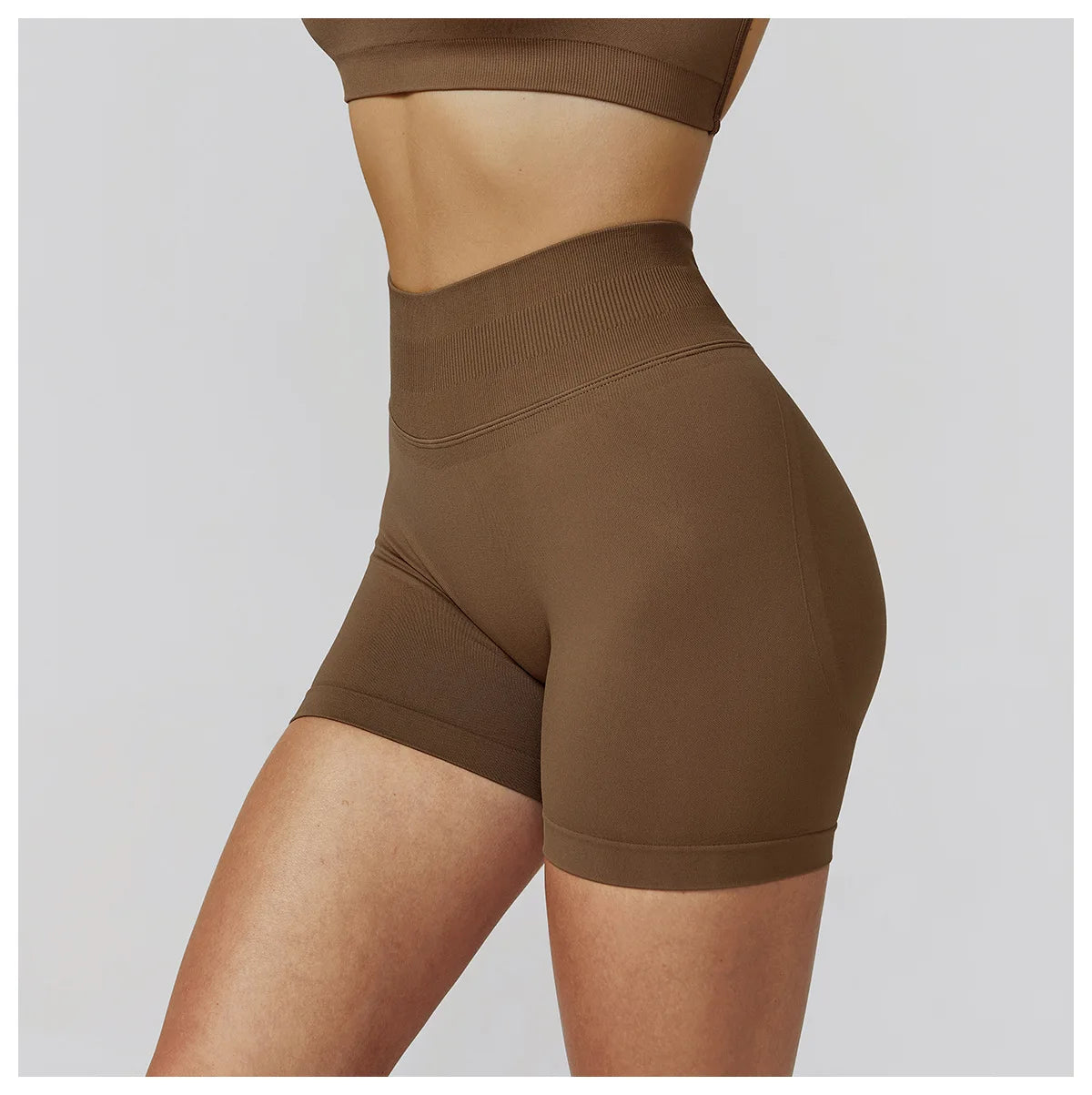 Seamless Running Impact Sports Shorts Women Buttock Lift Gym Leggings Women Cycling Slim Workout Shorts High Waist Yoga Shorts