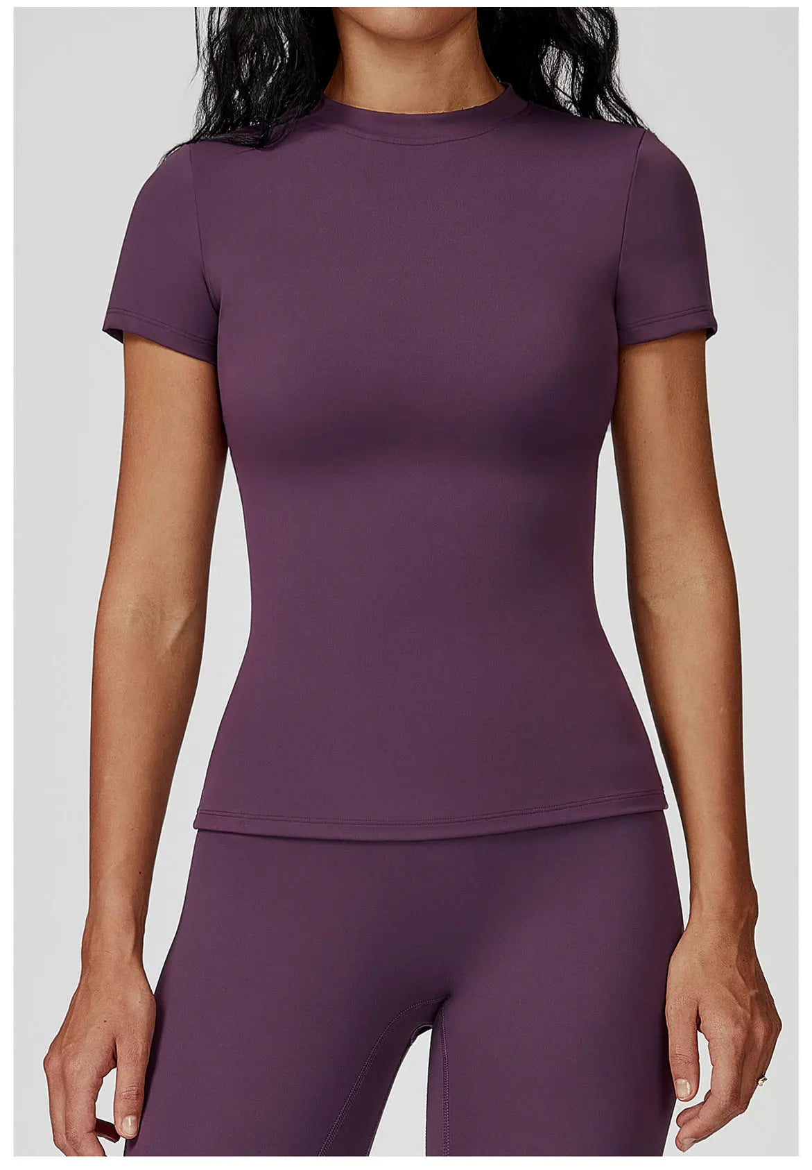 Yoga Shirts Women Top Quick Dry Running Tops Tights Push Up Workout Gym Clothe Female Short Sleeve Fitness Sports T-Shirts