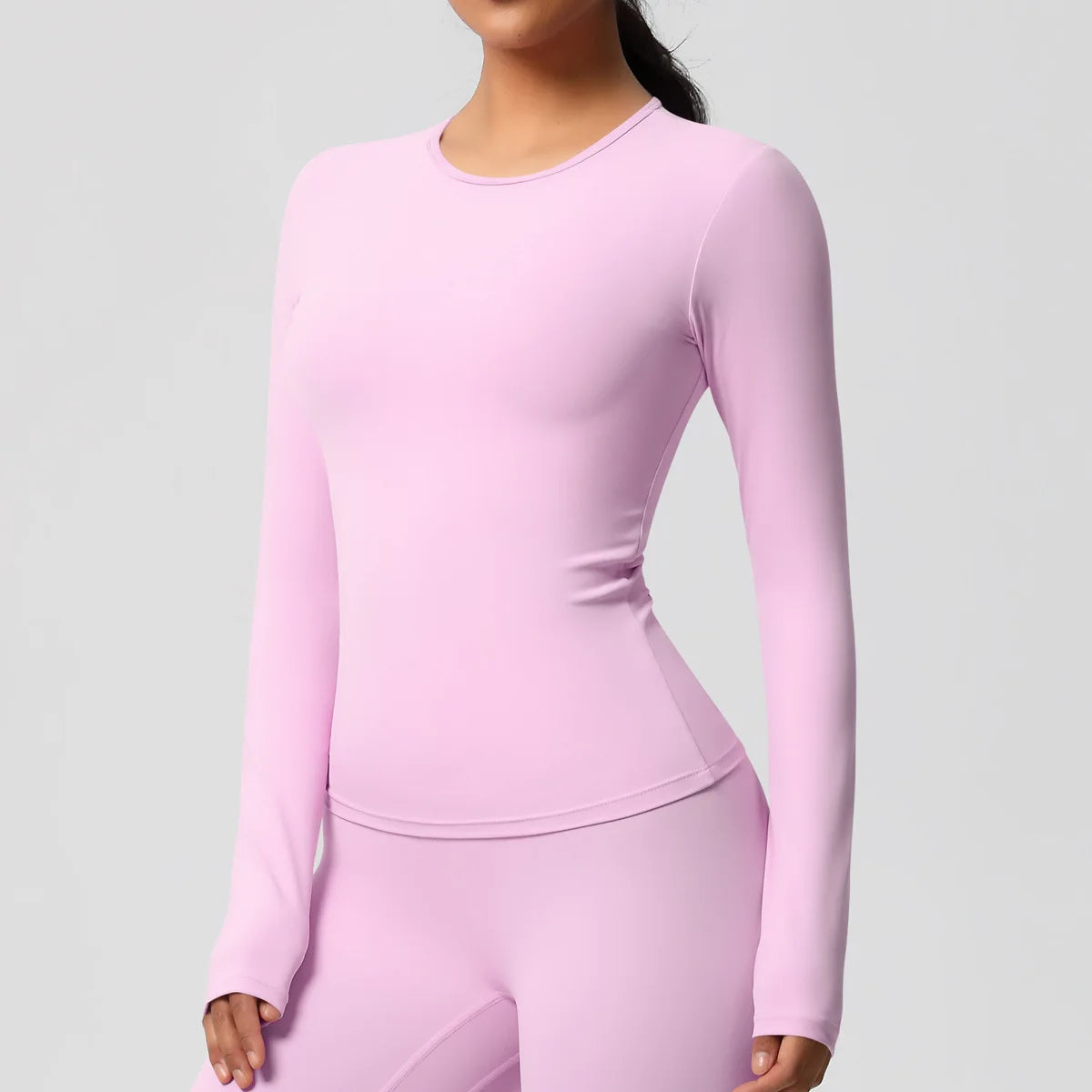 Yoga Shirts For Women Long Sleeve Fitness Running Push Up Gym Clothes Workout Dry Fit Breathable High Elastic Sports Top