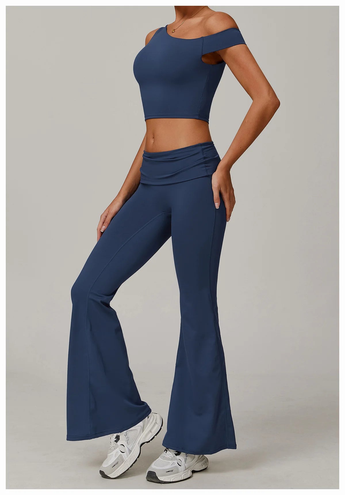Yoga Set 2 Pieces Women Clothes Workout Outfits Fitness Sportswear Gym Tracksuit High Waist Leggings Sports Bra Athletic Wear