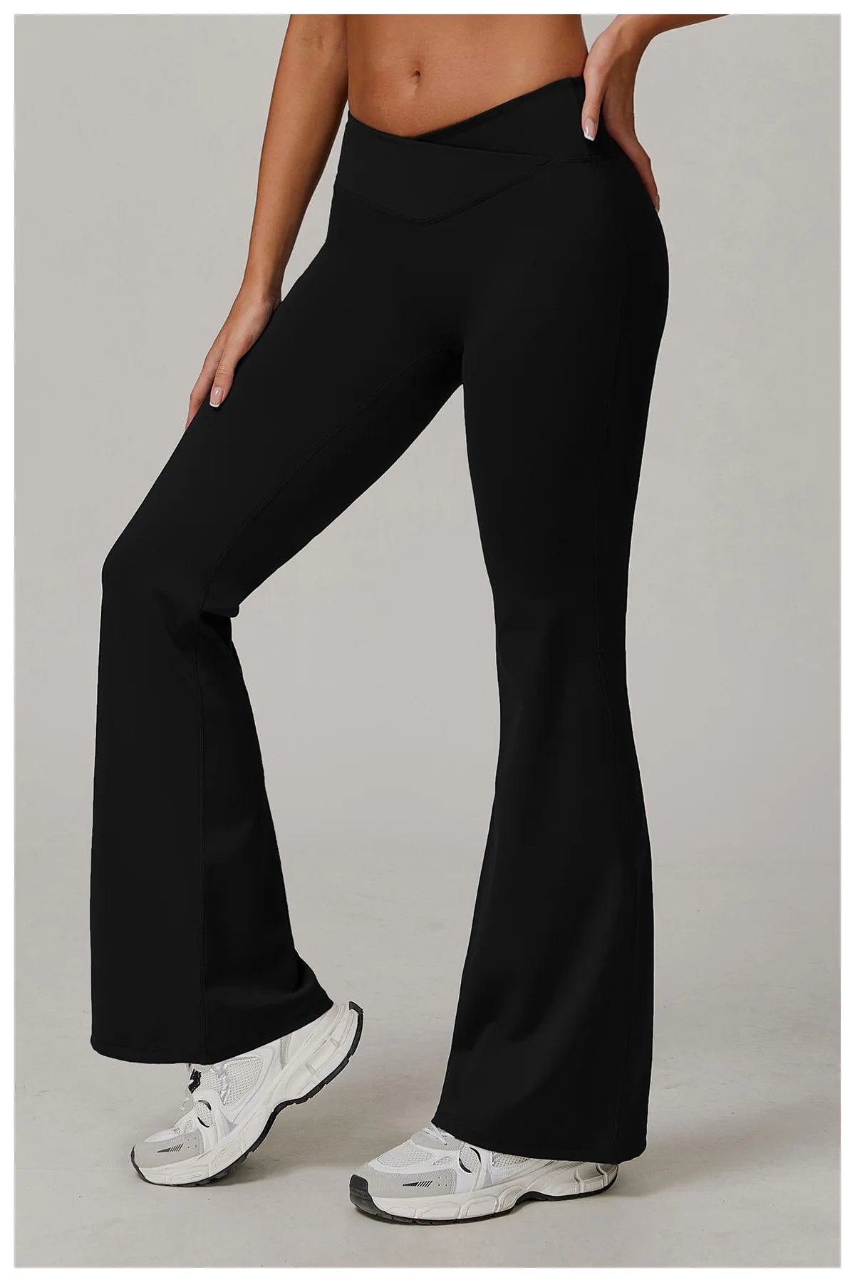 Wide Leg Pants Women Yoga Leggings Women Fitness Leggings Running Pant Sports Leggings High Waist Workout Tight Gym Bell-bottoms