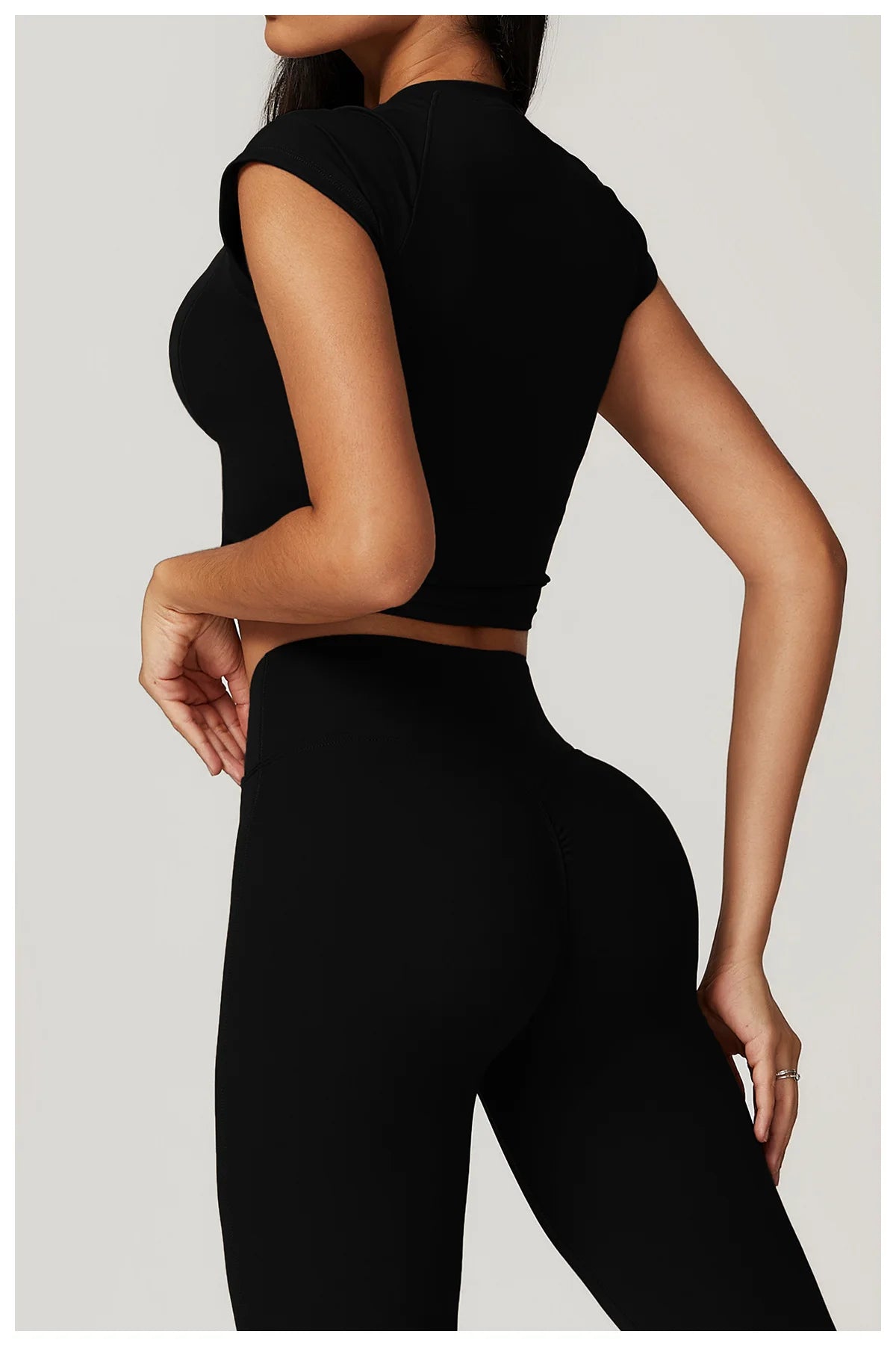 Sports T-shirt Women Fitness Top Short Sleeves Yoga Dance Clothes High Elastic Running Shirts Gym Push Up Workout Top Tee