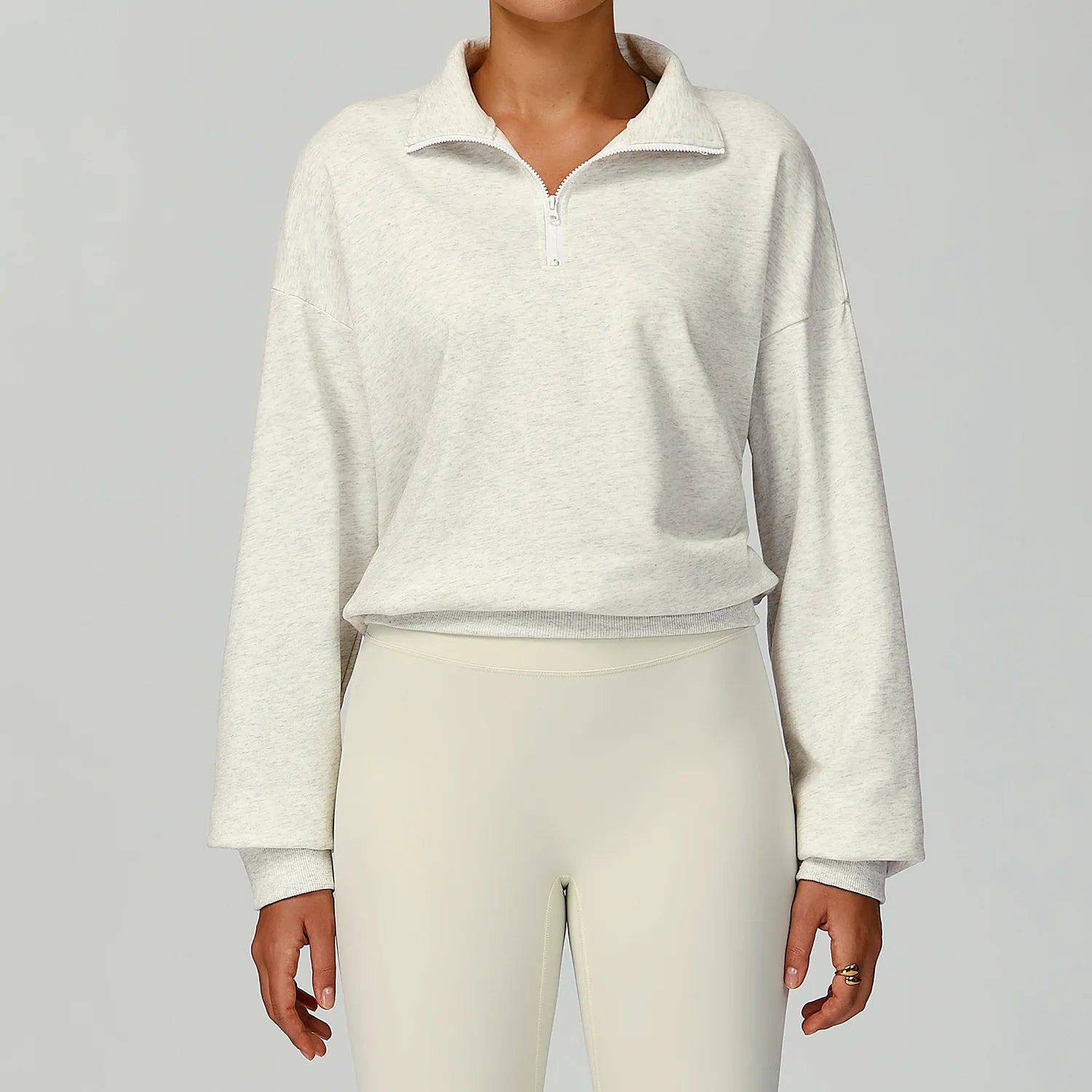 New Winter Zipper Hoodie Women's Long Sleeve Casual Loose Windproof Warm Versatile Hoodie Women's Running and Fitness Sportswear