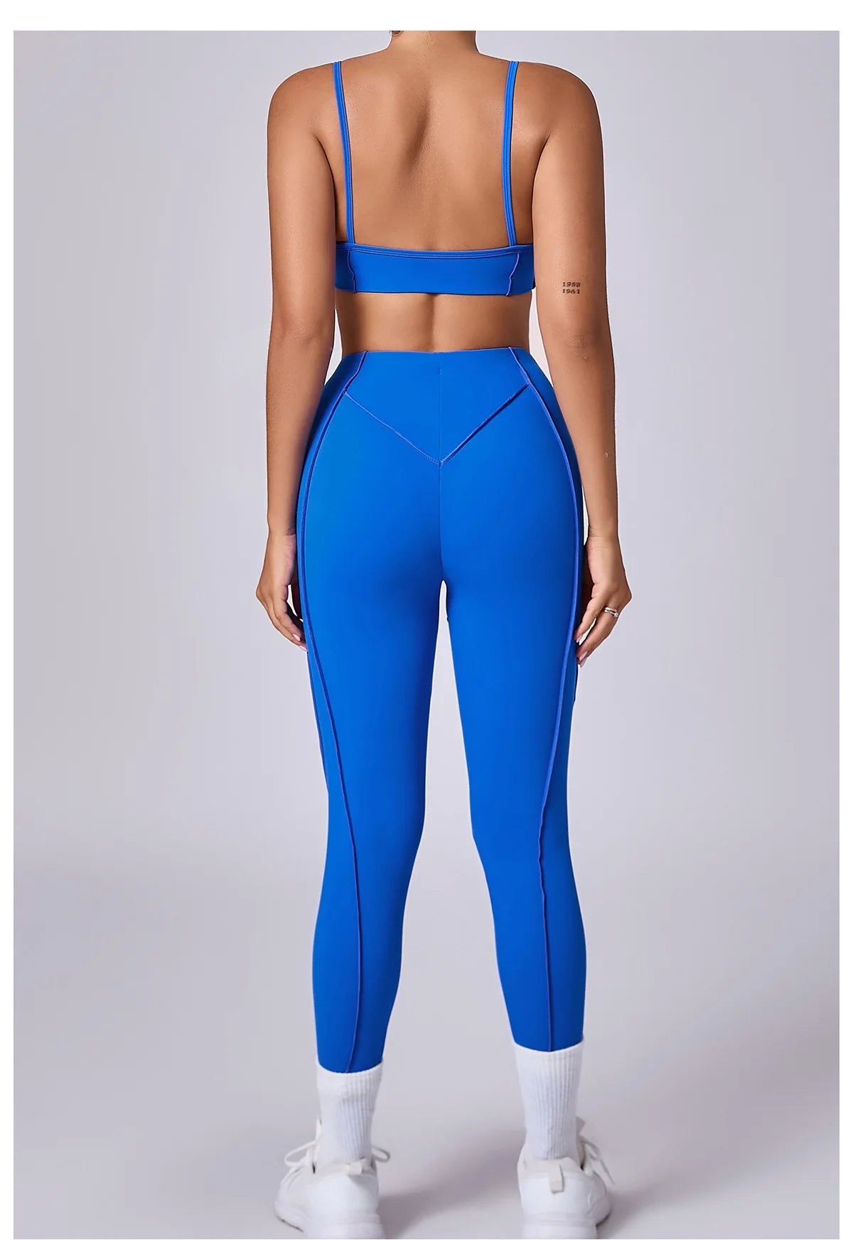 Women's Tracksuit 2 Pieces Seamless Yoga Set Workout Push Up Sportswear Gym Clothing High Waist Leggings Fitness Sports Suits