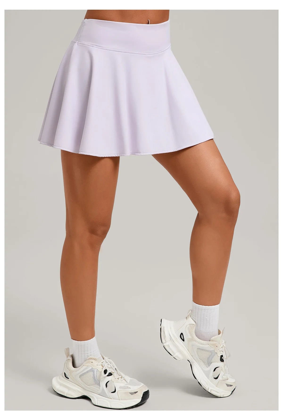 High Waisted Tennis Mini Skirt Women's Tennis Yoga Golf Sports Belt Safety Pants Pocket Comfortable and Breathable Sports Skirt