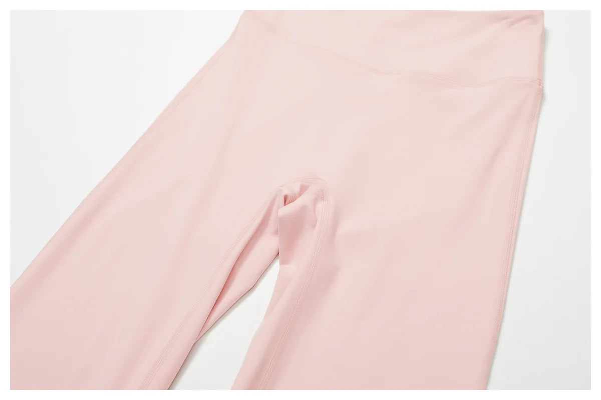 Wide Leg Pants Women Bell-bottoms High Waist Yoga Leggings High Stretchy Butt Lifting Breathable Sports Pants Women Gym Leggings