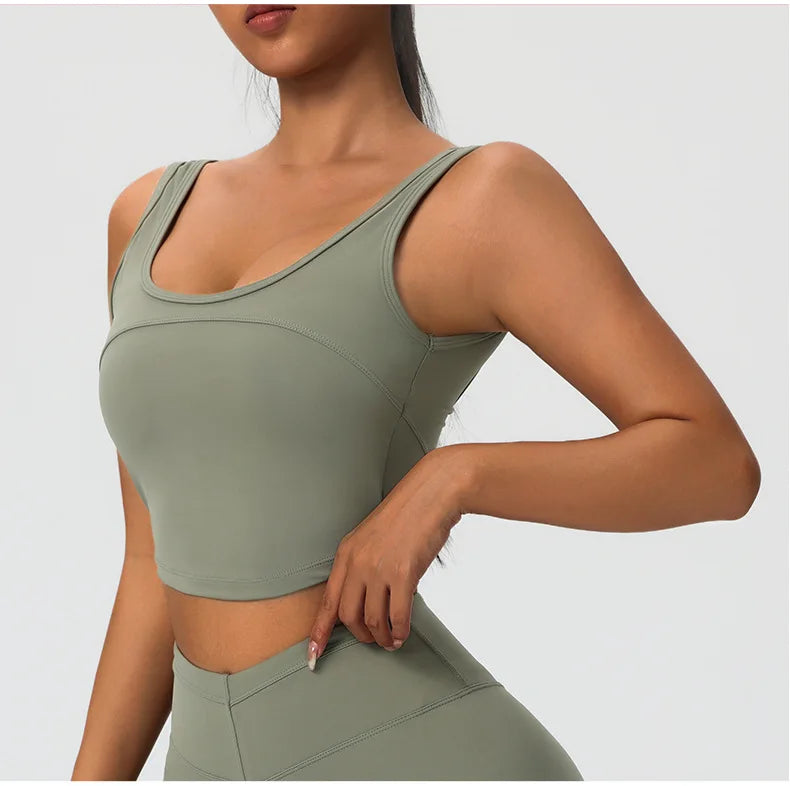 Women Backless Sports Bra Sexy Top Women Push Up Sport Bra Yoga Gym Crop Top Brassiere Fitness Top Sport Bra Breathable Bras