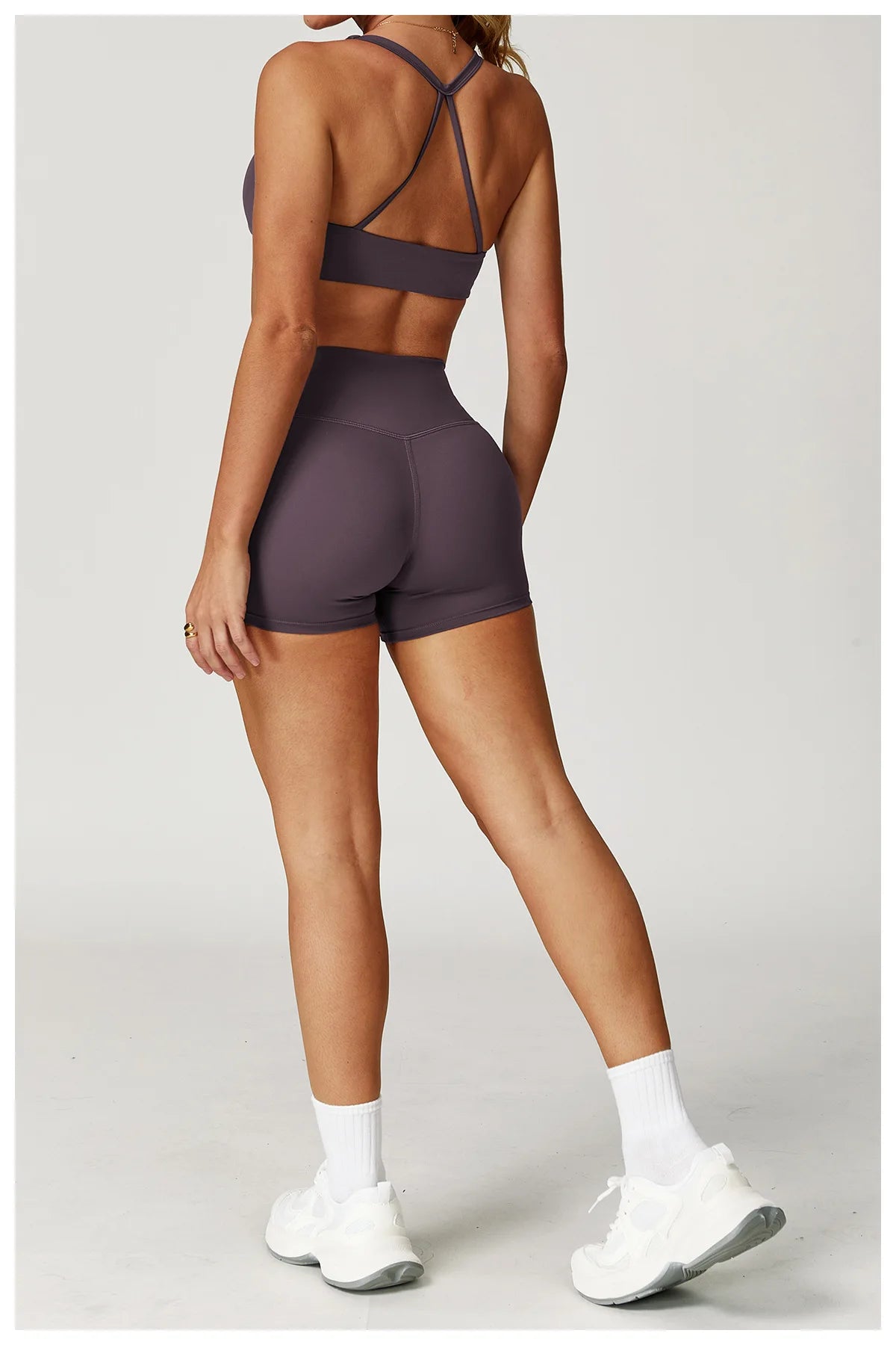 Women's Tracksuit 2PCS Fitness Suit Yoga Set Sportswear Workout Sports Bra High Waist Leggings Gym Clothing Seamless Sports Suit