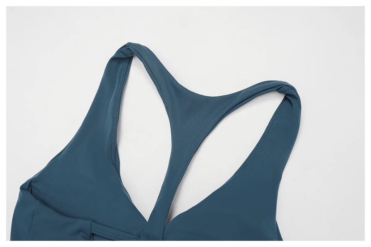 Sports Bra Women's Set 2PCS Professional Fitness Tank Top Bra Shockproof Running Leggings Yoga Suit Beautiful Back Bra Clothing