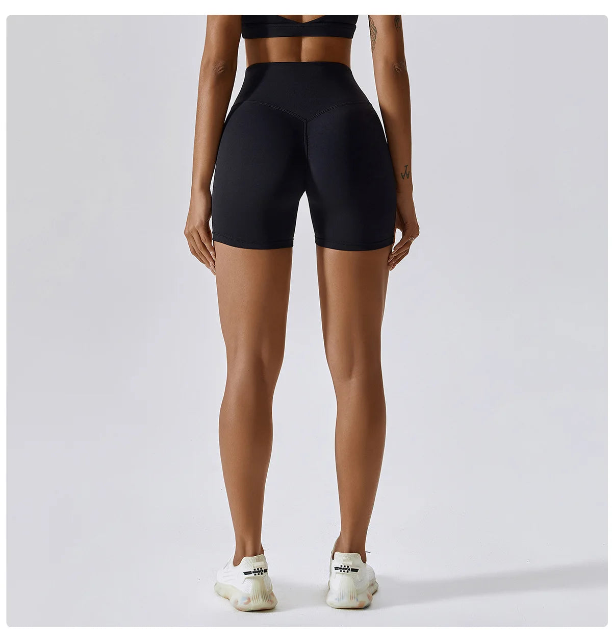 Women's Sports Yoga Shorts High Waist Hip Lift Fitness Running Cycling Quick Dry Breathable Yoga Women's Impact Yoga Shorts