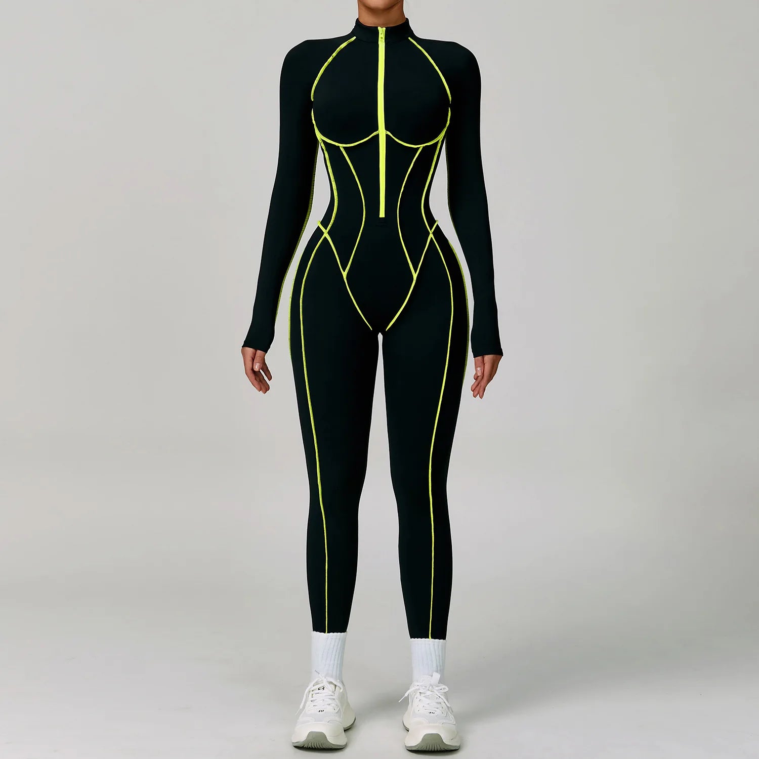 Zipper Rompers Workout Jumpsuit Sports Overalls Women Gym Clothing Running Fitness Suits Gym Tracksuit Short Sportswear Yoga Set