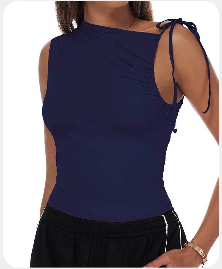 Sexy Shoulder Sports Shirt Vest Loose Breathable Quick Drying Top Gym Running Fitness Yoga Clothing Lightweight Tops For Women