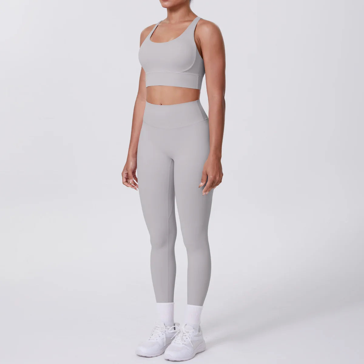 JJUREN Seamless Yoga Suit Women Tracksuit Sports Bra High Waist Leggings Yoga Outfit Gym Set Fitness Workout Clothes Sportswear