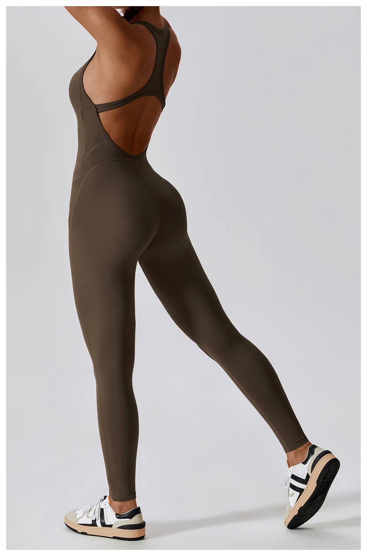 Gym Clothes Jumpsuit Backless Fitness Set Bodysuit Siamese Sportswear Women Romper Buttery-Soft One-Piece Playsuit Yoga Suit