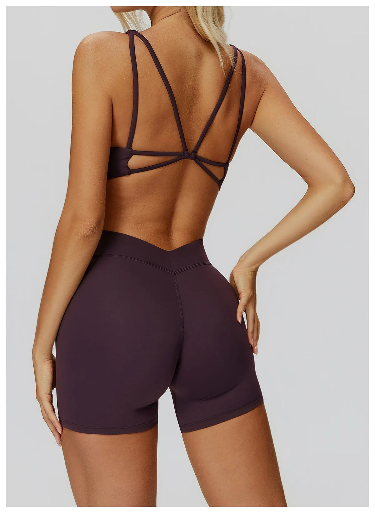 Yoga bra women's sexy backless sports bra gym exercise bra
