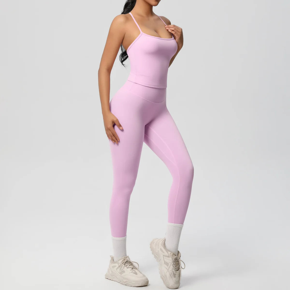 Yoga Outfits Women Tracksuit Fitness Suit Training Sleeveless Sport Gym Set Workout Overalls Sports Underwear Sportswear