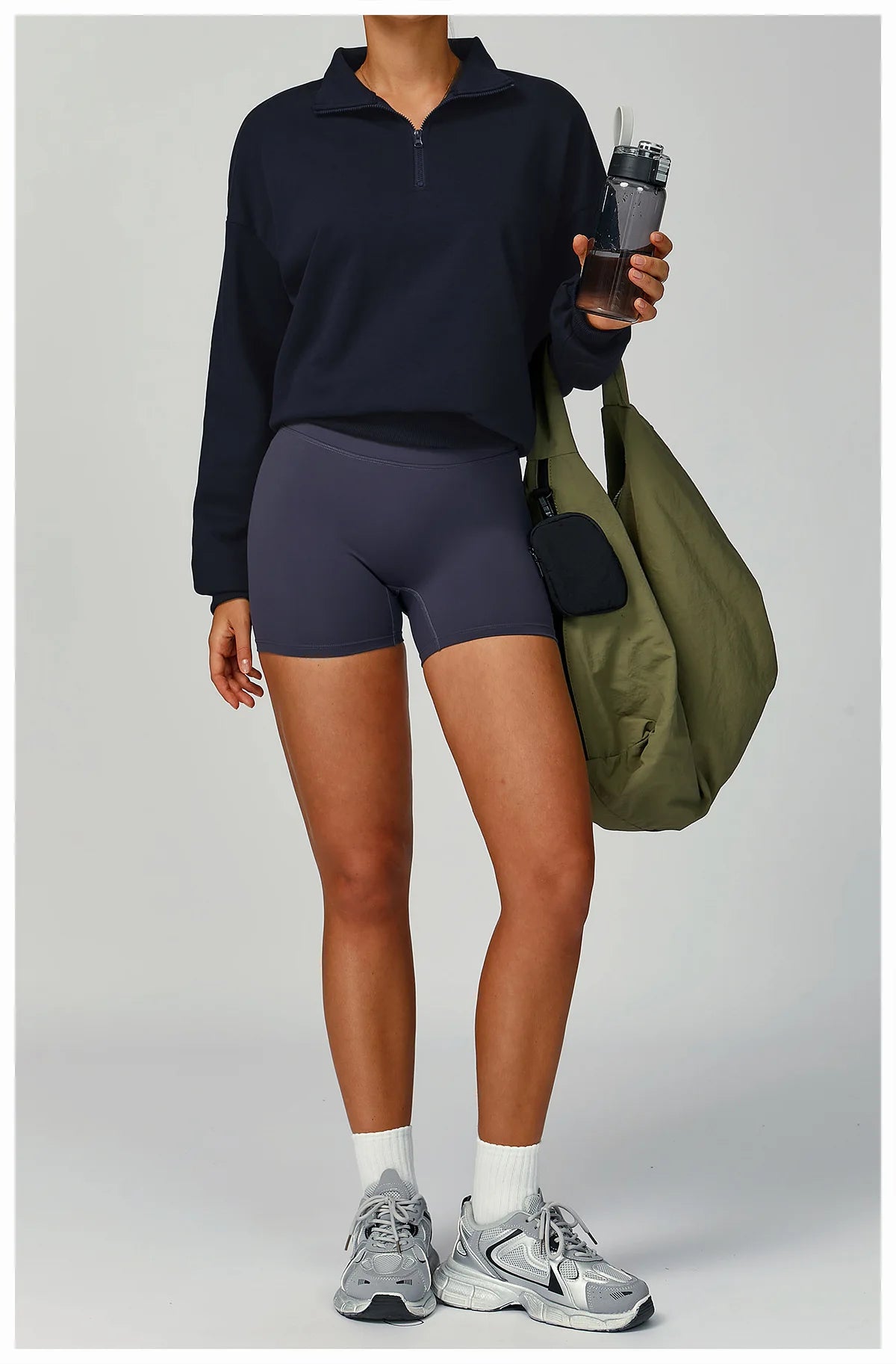 New Winter Zipper Hoodie Women's Long Sleeve Casual Loose Windproof Warm Versatile Hoodie Women's Running and Fitness Sportswear
