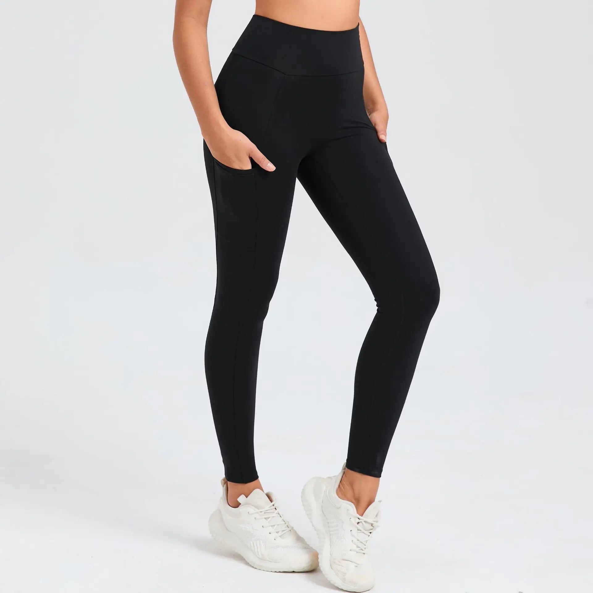 Women Sport Fitness Leggings High Waist Elastic Yoga Pants Training Running Scrunch Butt Gym Leggings Breathable Leggings Female
