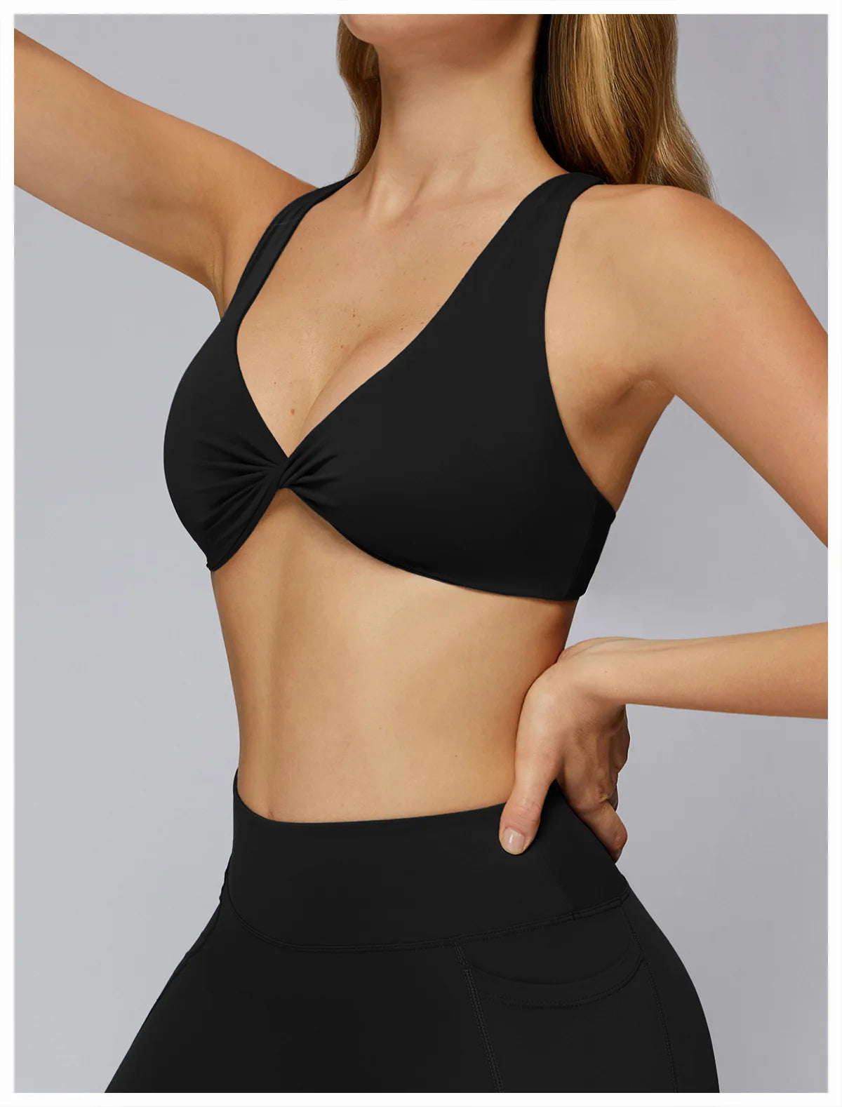 High Intensity Sports Underwear Women Shockproof Sagging Resistant Yoga Vest Fitness Bra Integrated Professional Running Gym Top
