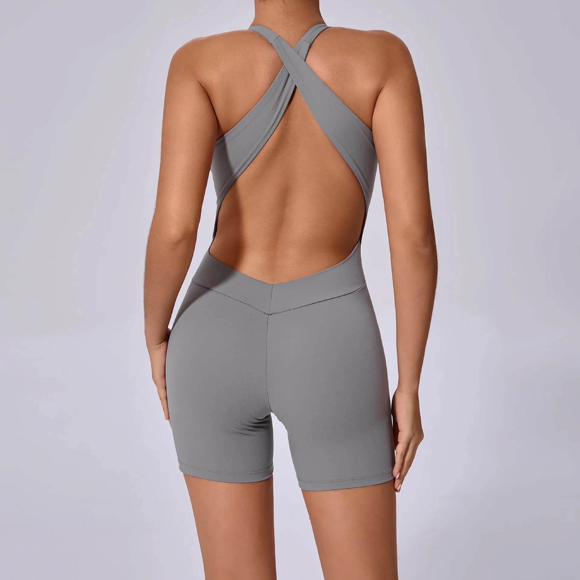 Yoga Bodysuit Women's Jumpsuits Yoga Set Gym Clothes Fitness Suit Push-up Workout Tracksuit Dance Fitness Bodysuit Athletic Wear