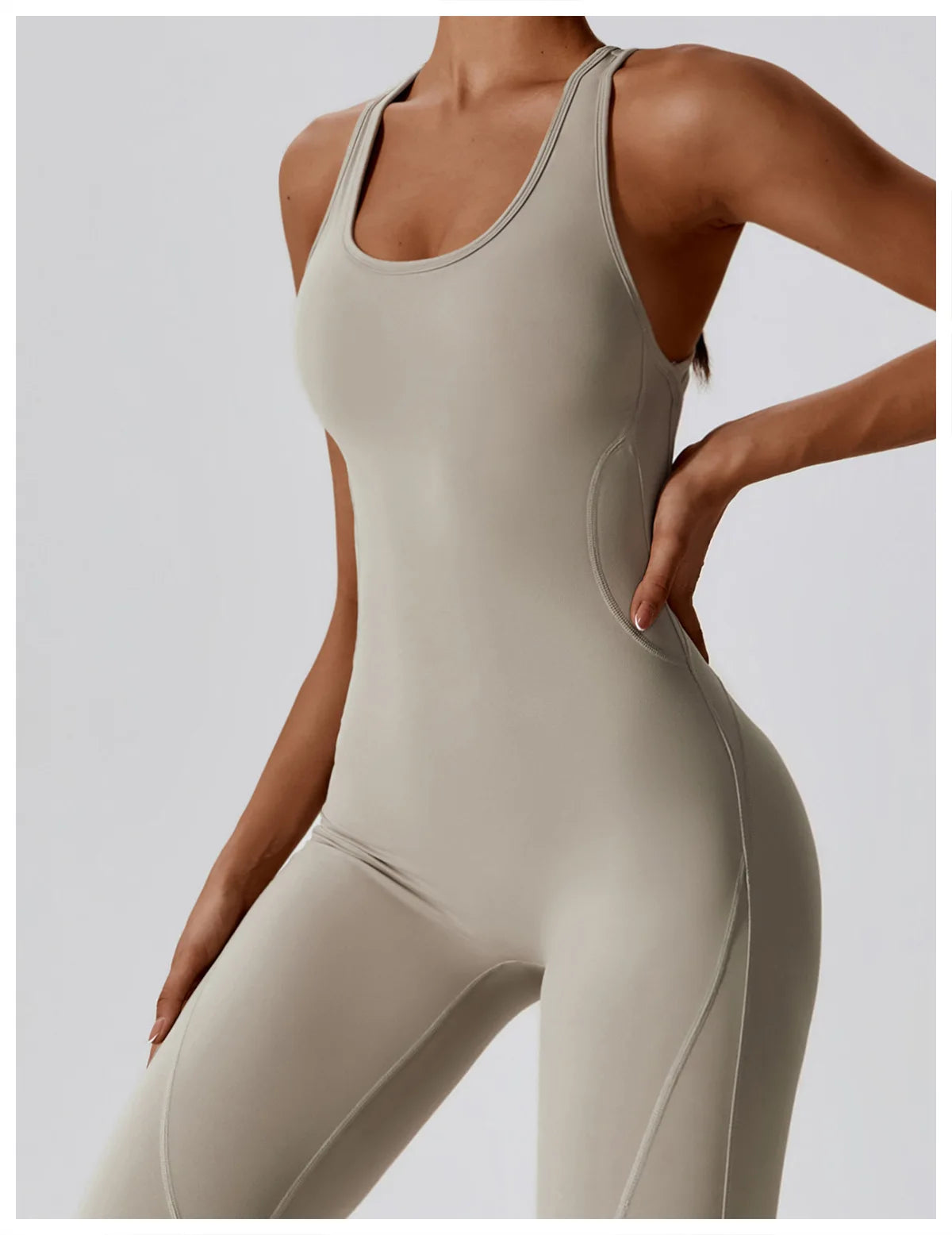 Gym Clothes Jumpsuit Backless Fitness Set Bodysuit Siamese Sportswear Women Romper Buttery-Soft One-Piece Playsuit Yoga Suit