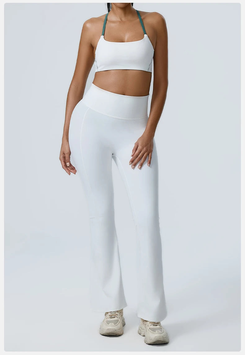 Workout Clothes Women's Tracksuit 2PCS Yoga Set Sportswear Gym Clothing High Waist Leggings Sportswear Fitness Sports Bra